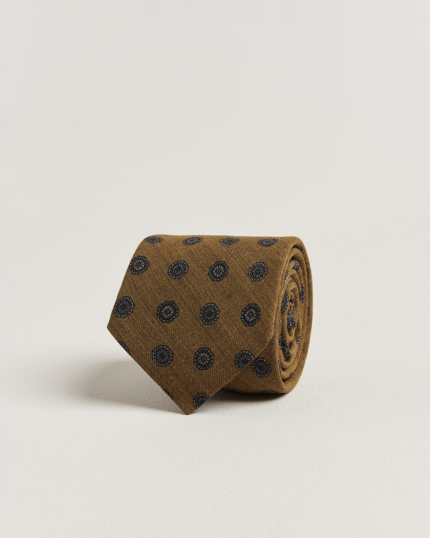Hombres | Corbatas | Amanda Christensen | Wool Medallion 8cm Tie Yellow