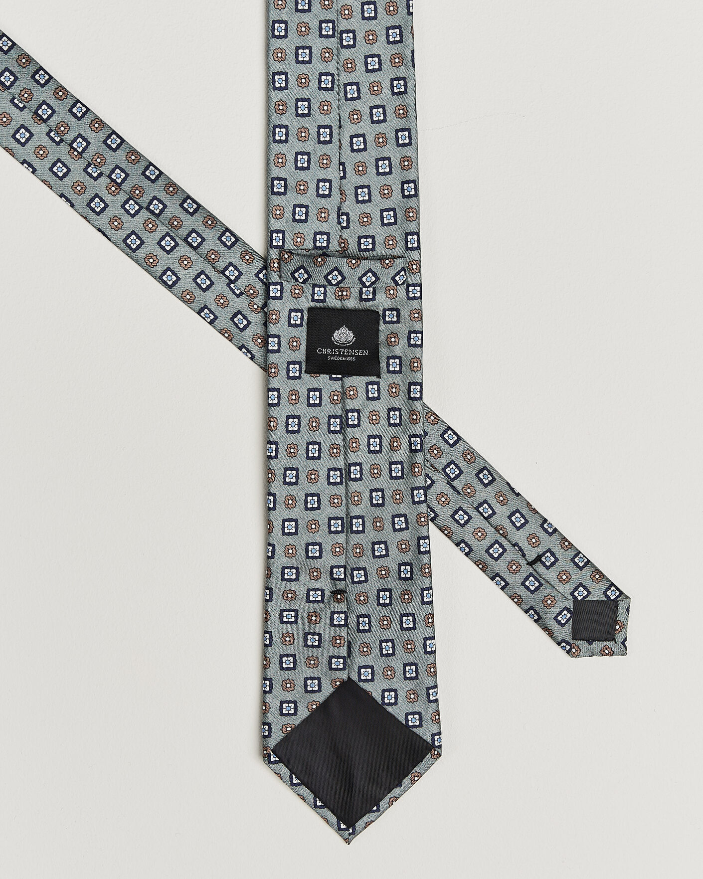 Hombres | Corbatas | Amanda Christensen | Box Set Silk 8 cm Tie And Pocket Square Green
