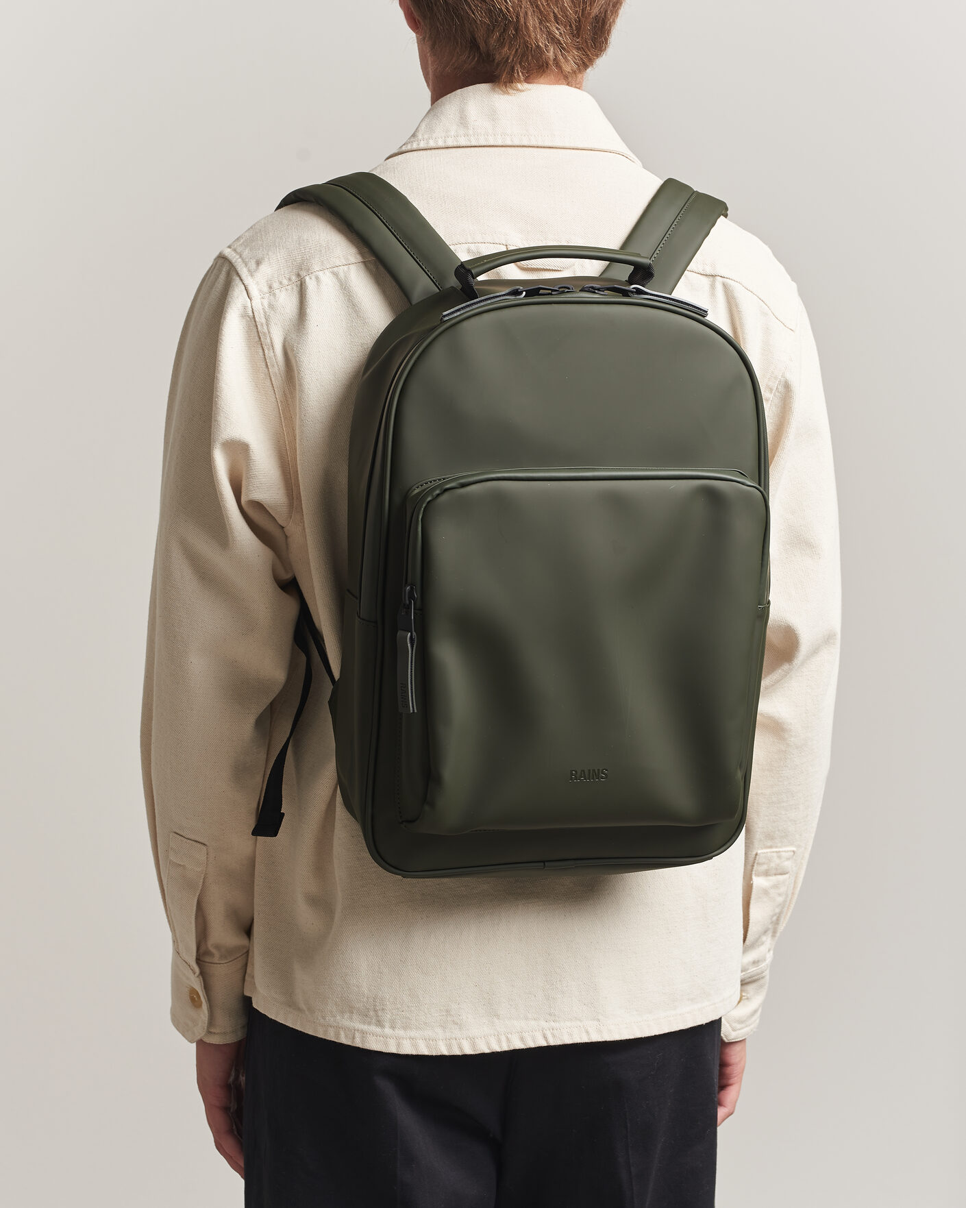 Hombres | Bolsos | RAINS | Book Daypack Backpack Green