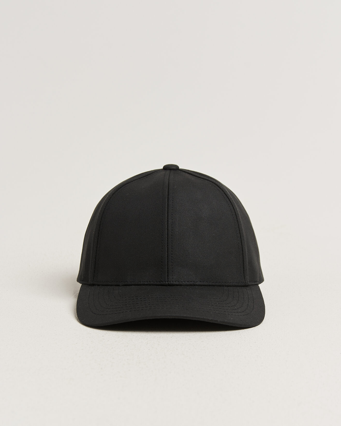 Hombres | Sombreros y gorras | Varsity Headwear | Oilskin Baseball Cap Black