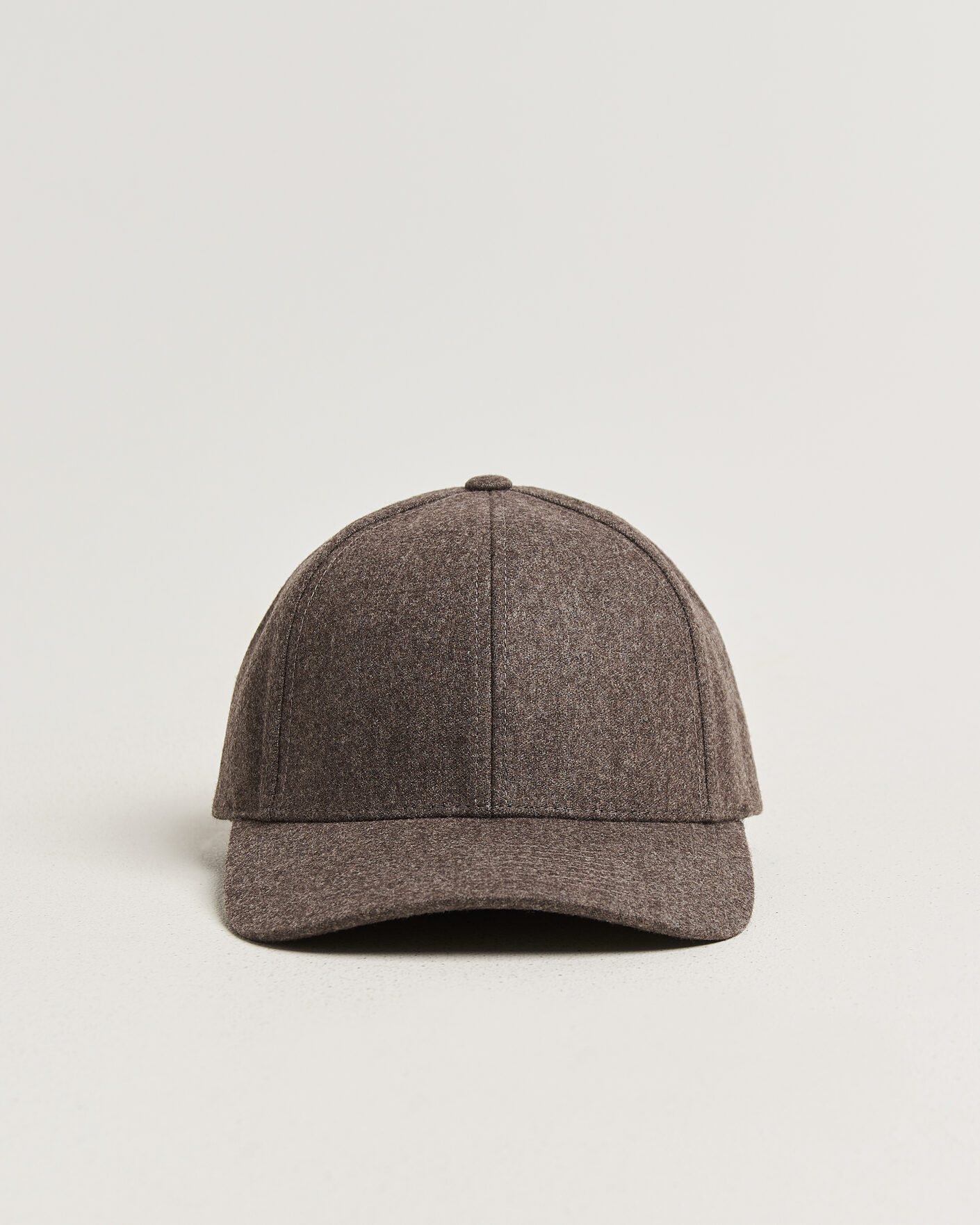 Hombres | Sombreros y gorras | Varsity Headwear | Merino Wool Baseball Cap Taupe Brown