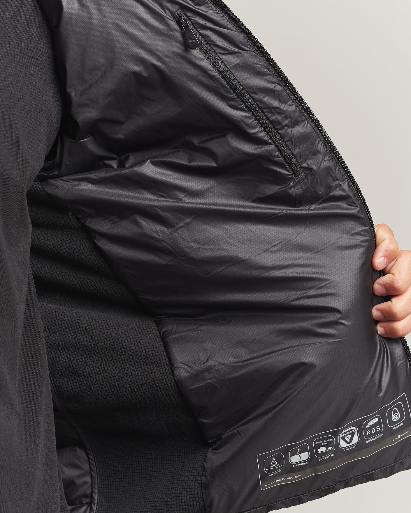 Hombres | Abrigos y chaquetas | Sail Racing | Spray Down Hooded Hybrid Jacket Carbon