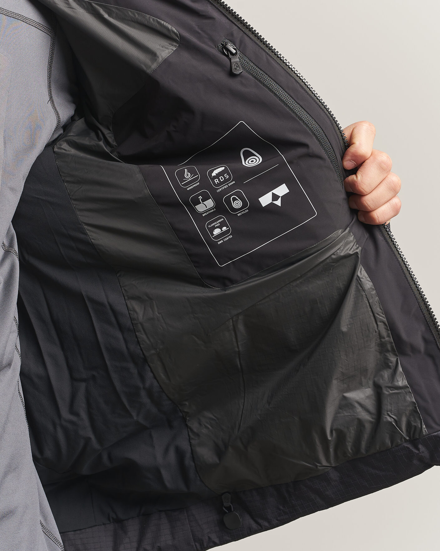 Hombres | Abrigos y chaquetas | Sail Racing | Polar Down Hooded Jacket Carbon