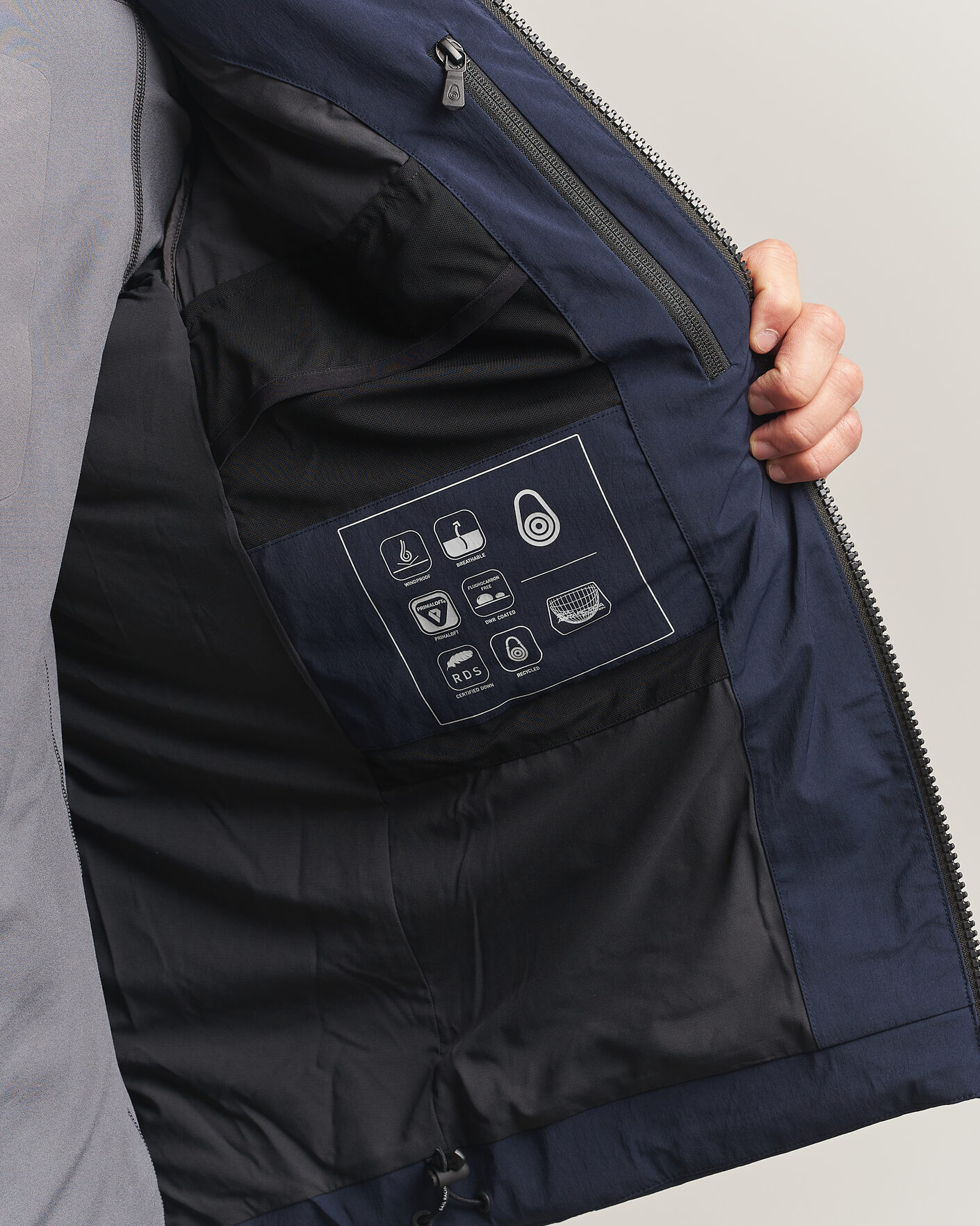 Hombres | Abrigos y chaquetas | Sail Racing | Arc Down Hooded Jacket Dark Navy