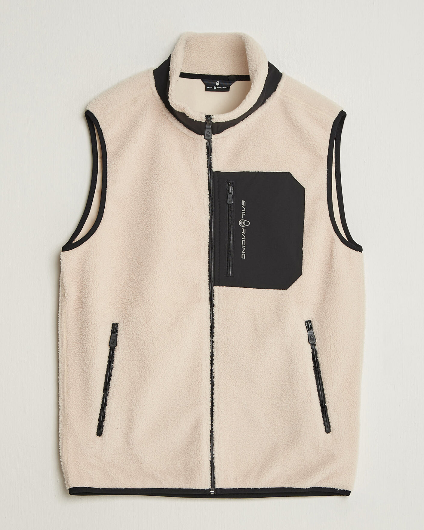 Hombres | Jerséis y prendas de punto | Sail Racing | Bowman Pile Vest Ivory