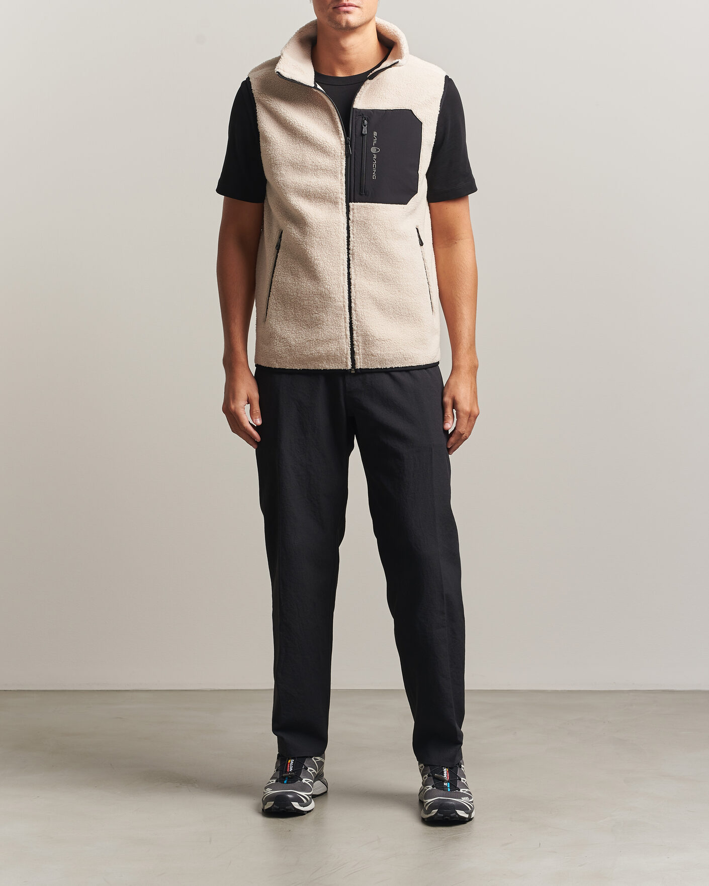 Hombres | Jerséis y prendas de punto | Sail Racing | Bowman Pile Vest Ivory