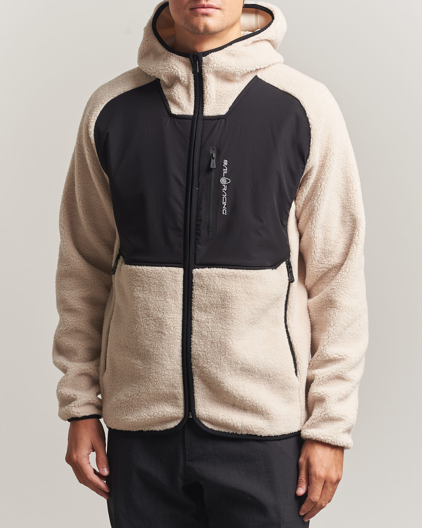 Hombres | Jerséis y prendas de punto | Sail Racing | Patrol Pile Full Zip Hoodie Ivory