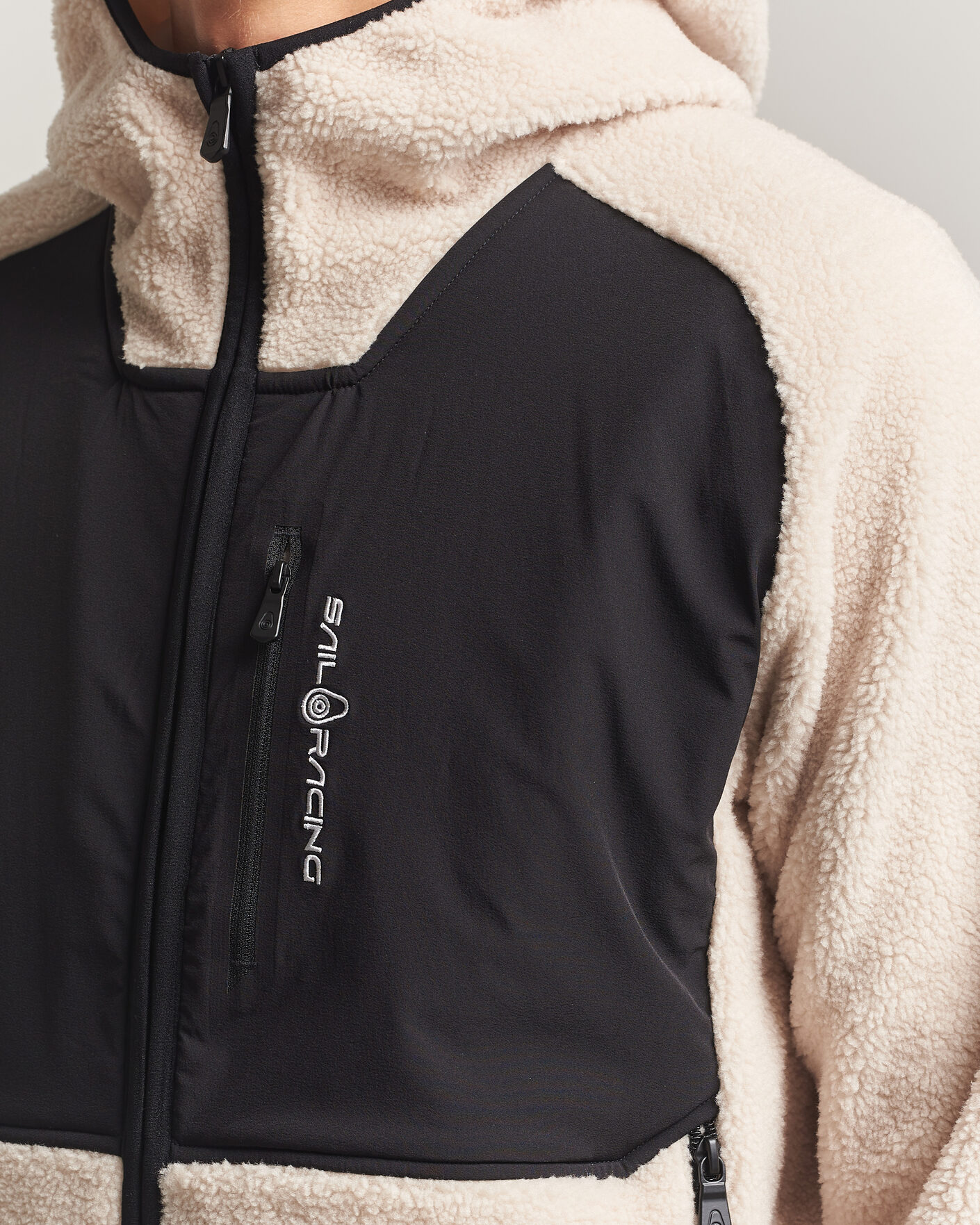 Hombres | Jerséis y prendas de punto | Sail Racing | Patrol Pile Full Zip Hoodie Ivory