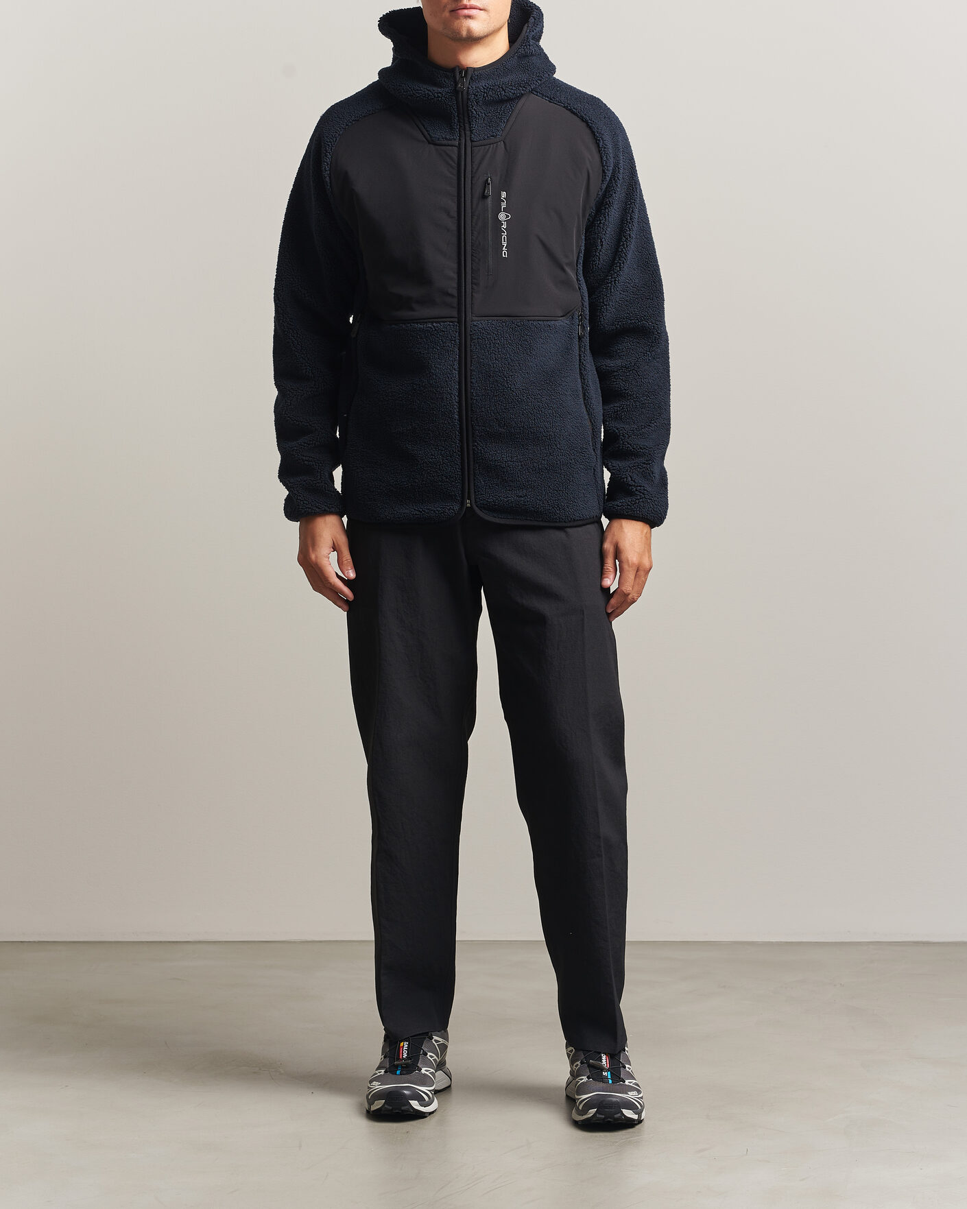 Hombres | Jerséis y prendas de punto | Sail Racing | Patrol Pile Full Zip Hoodie Dark Navy