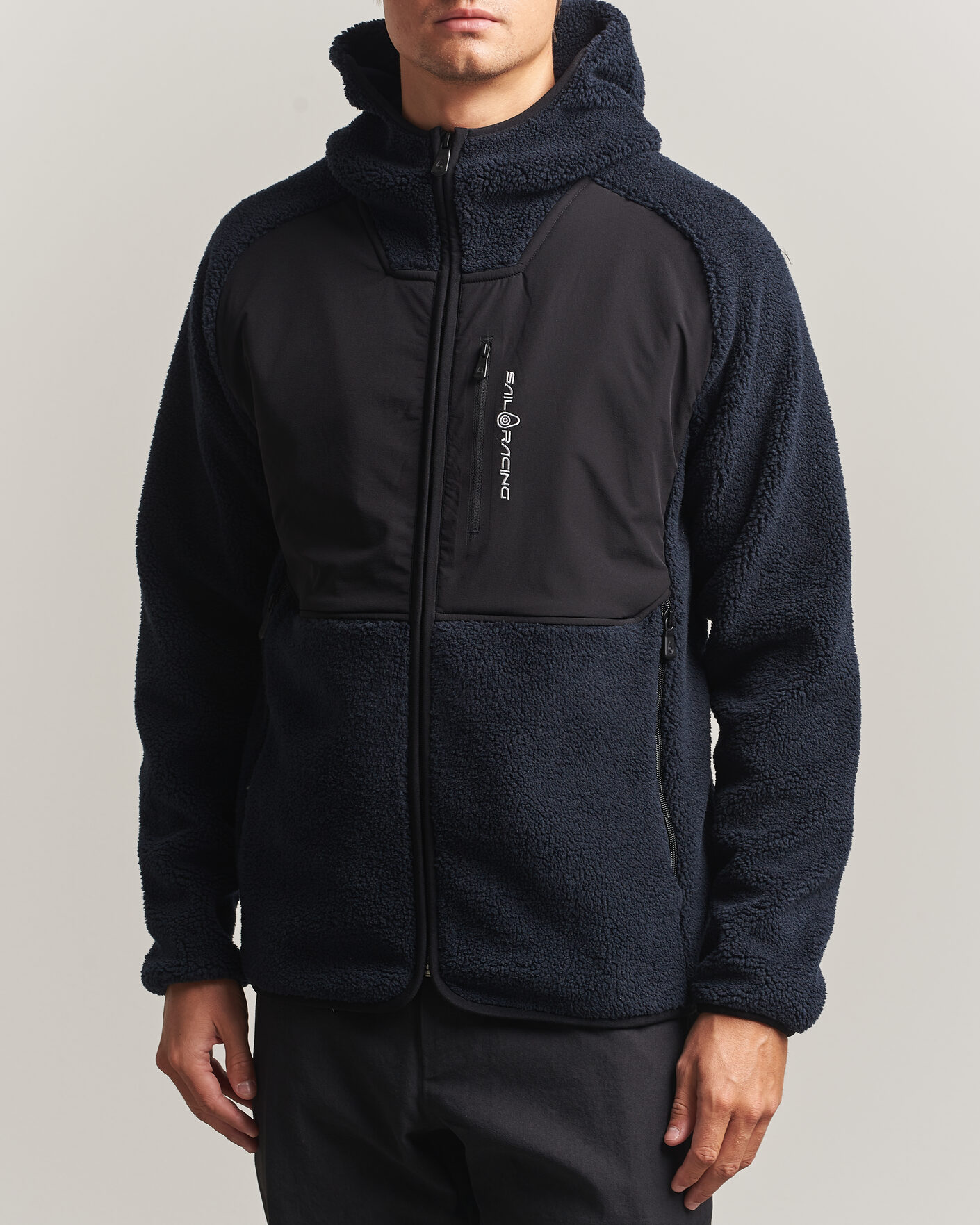 Hombres | Jerséis y prendas de punto | Sail Racing | Patrol Pile Full Zip Hoodie Dark Navy