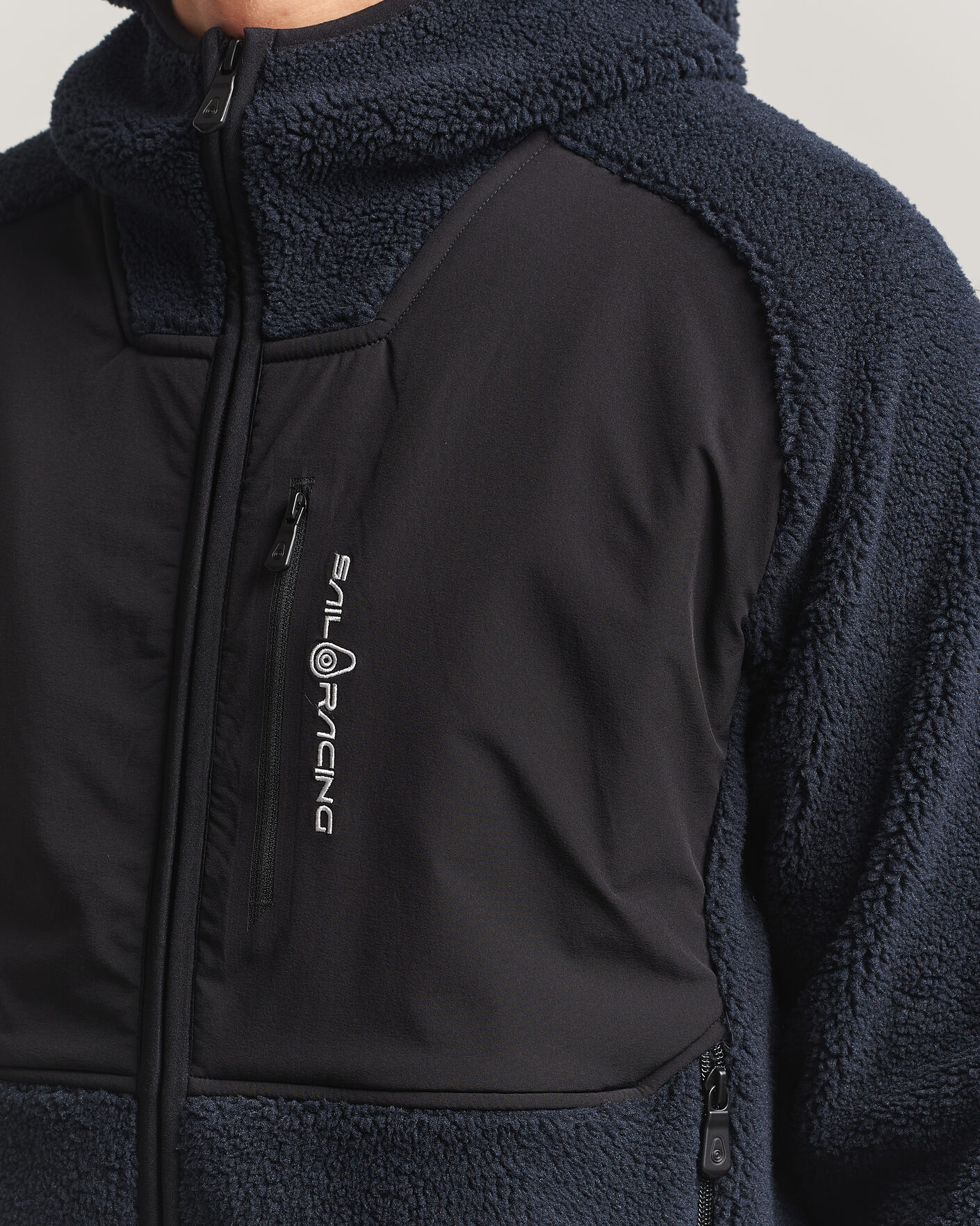 Hombres | Jerséis y prendas de punto | Sail Racing | Patrol Pile Full Zip Hoodie Dark Navy