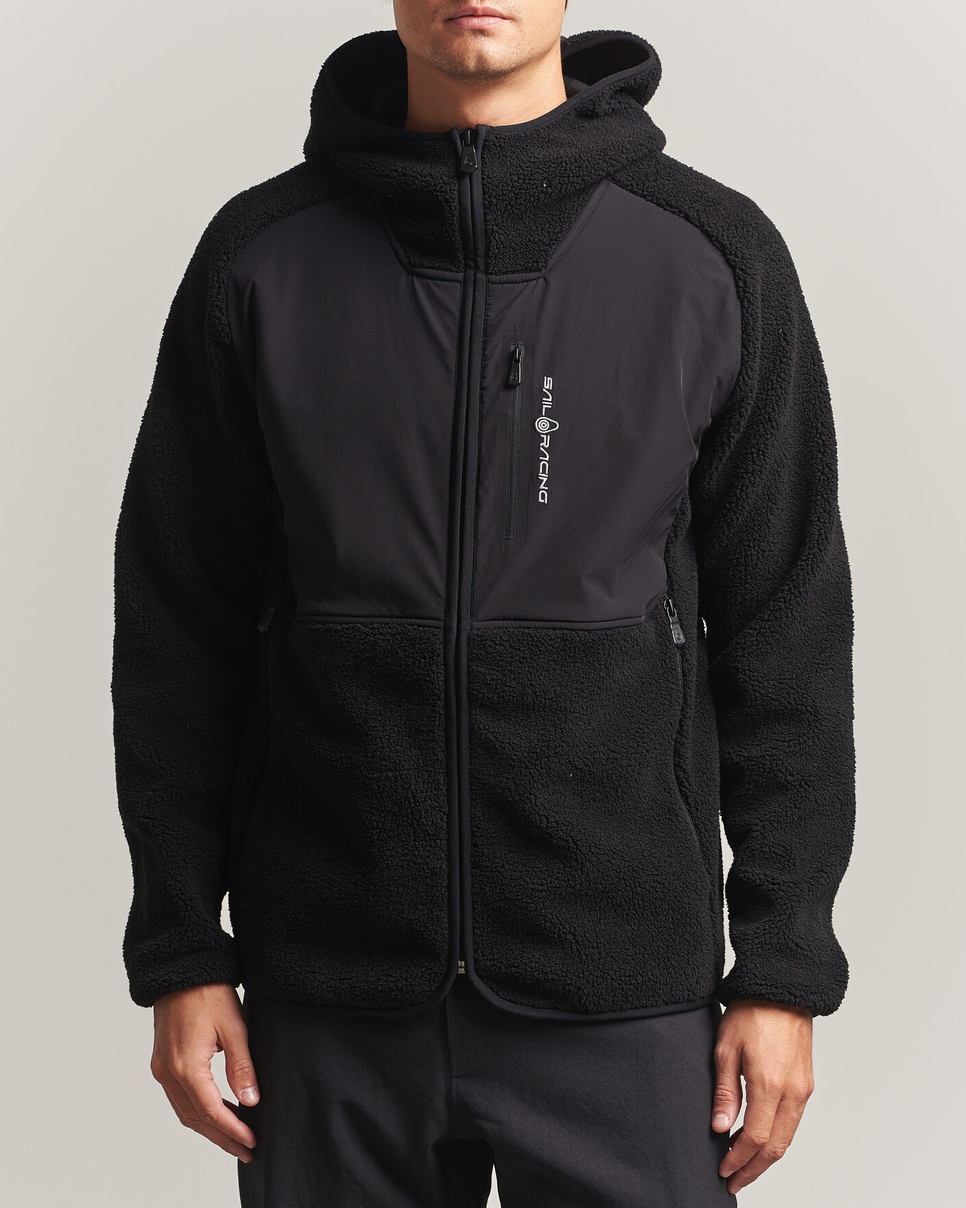 Hombres | Jerséis y prendas de punto | Sail Racing | Patrol Pile Full Zip Hoodie Carbon