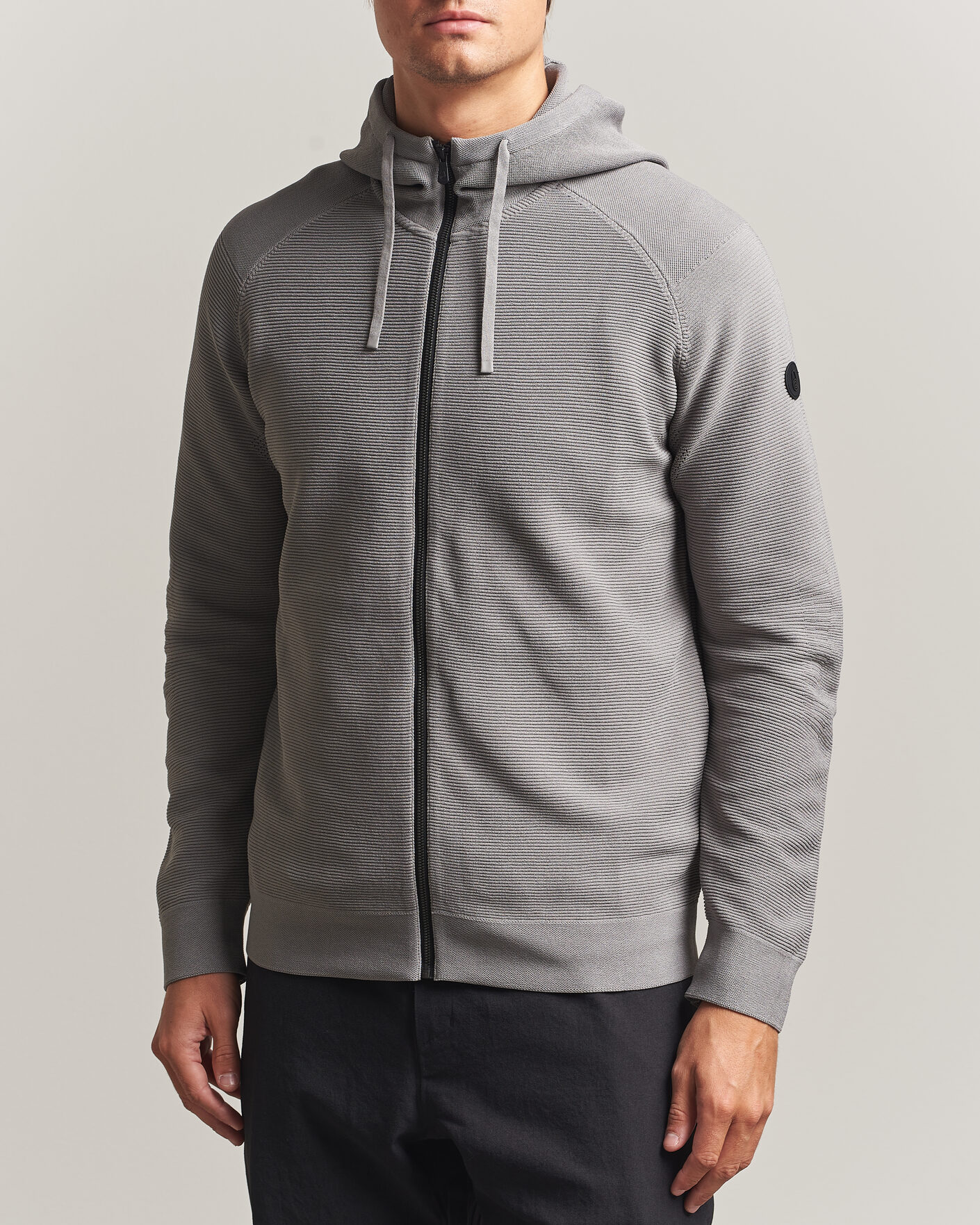 Hombres | Jerséis y prendas de punto | Sail Racing | Element Seamless Full Zip Hoodie Frost Grey