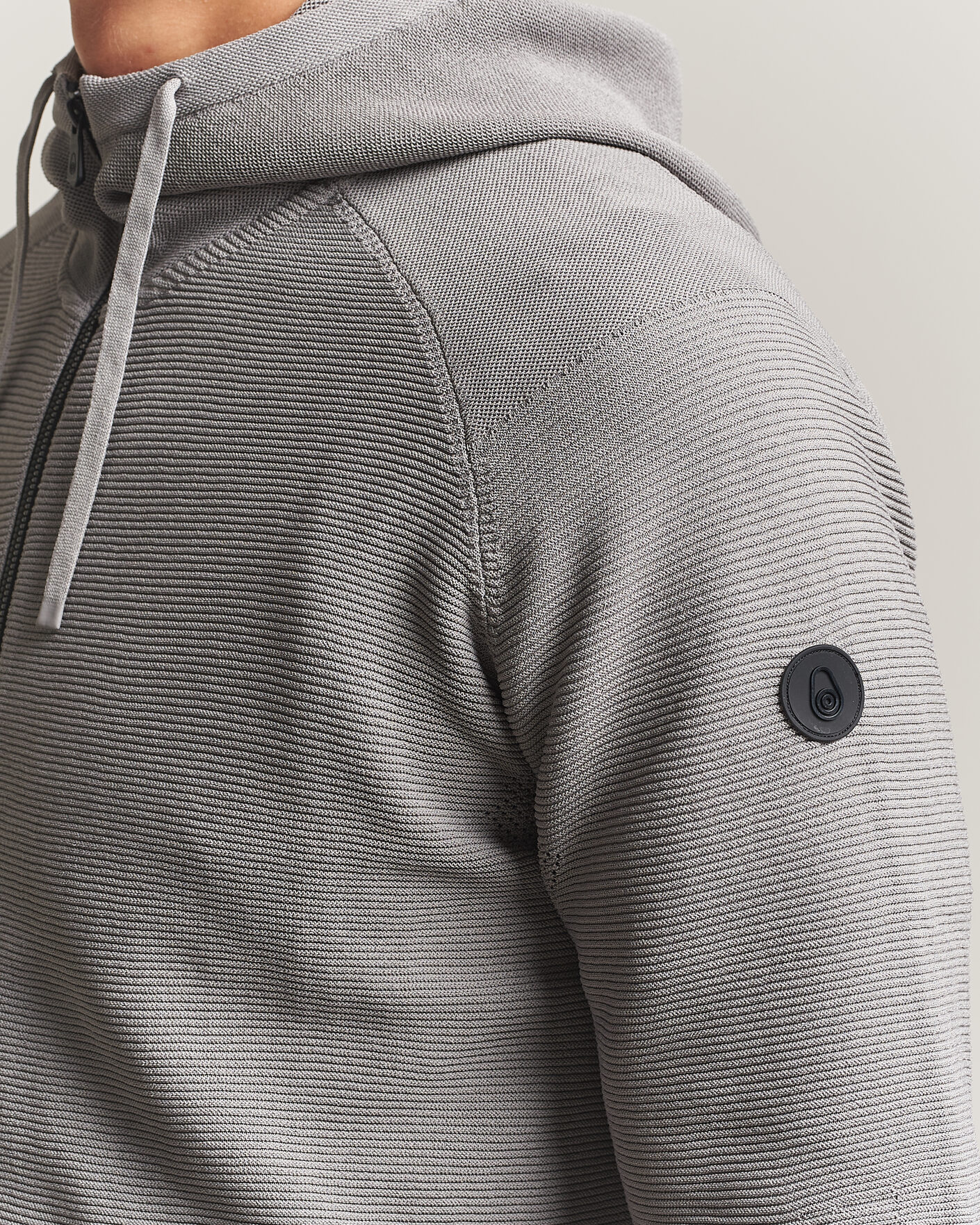 Hombres | Jerséis y prendas de punto | Sail Racing | Element Seamless Full Zip Hoodie Frost Grey
