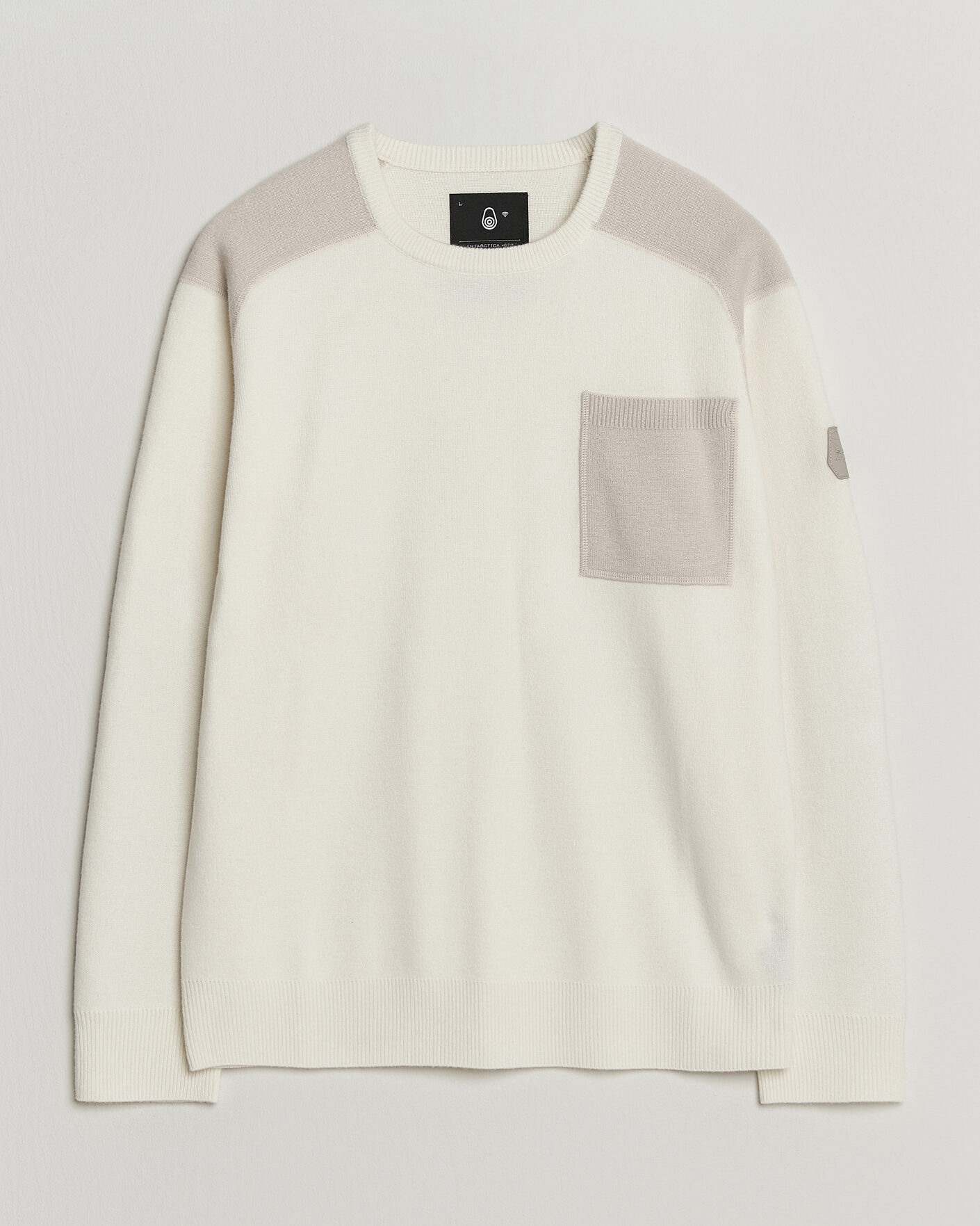 Hombres | Jerséis y prendas de punto | Sail Racing | Spine Wool Knitted Sweater Off White