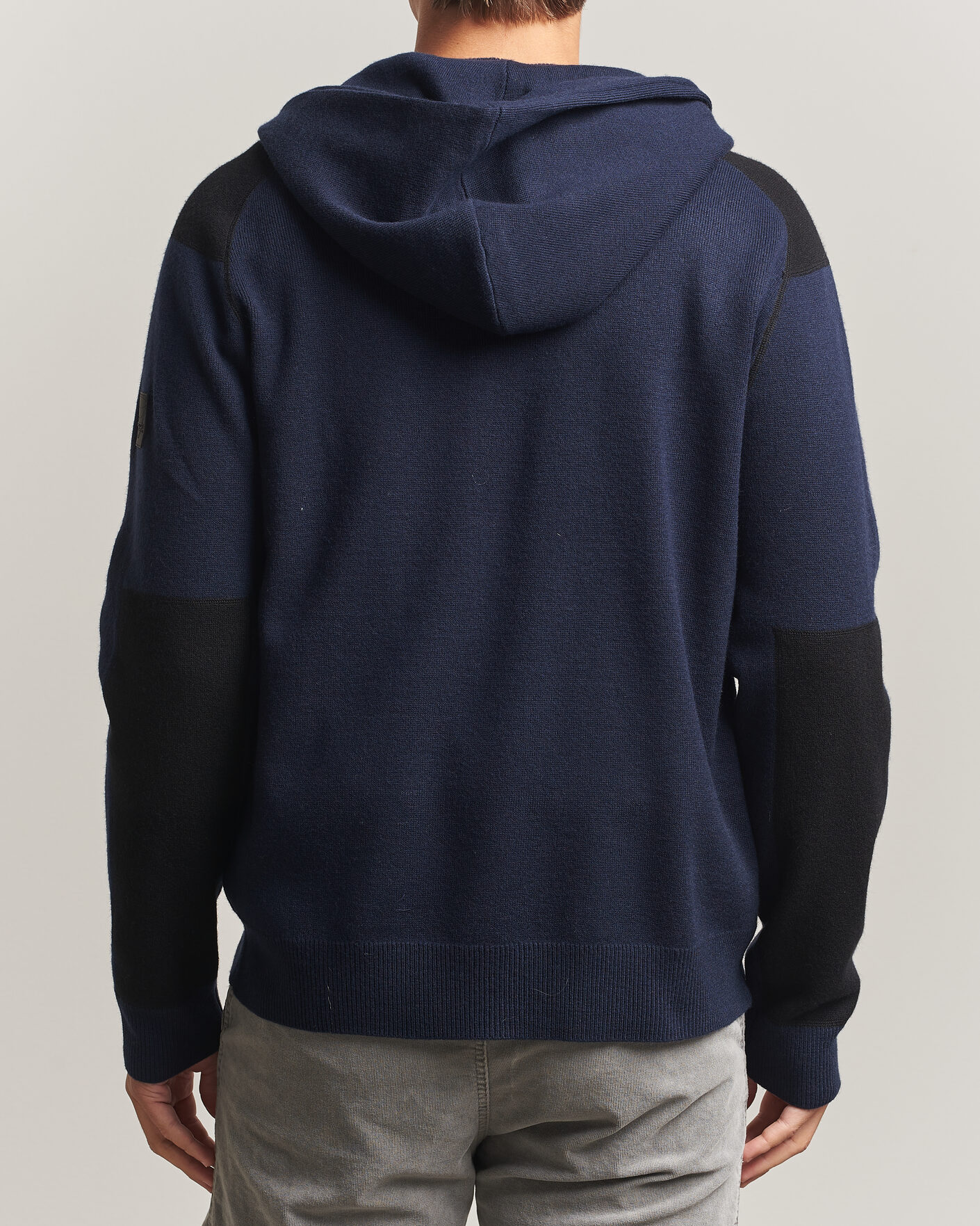 Hombres | Jerséis y prendas de punto | Sail Racing | Spine Wool Knitted Full Zip Hoodie Dark Navy