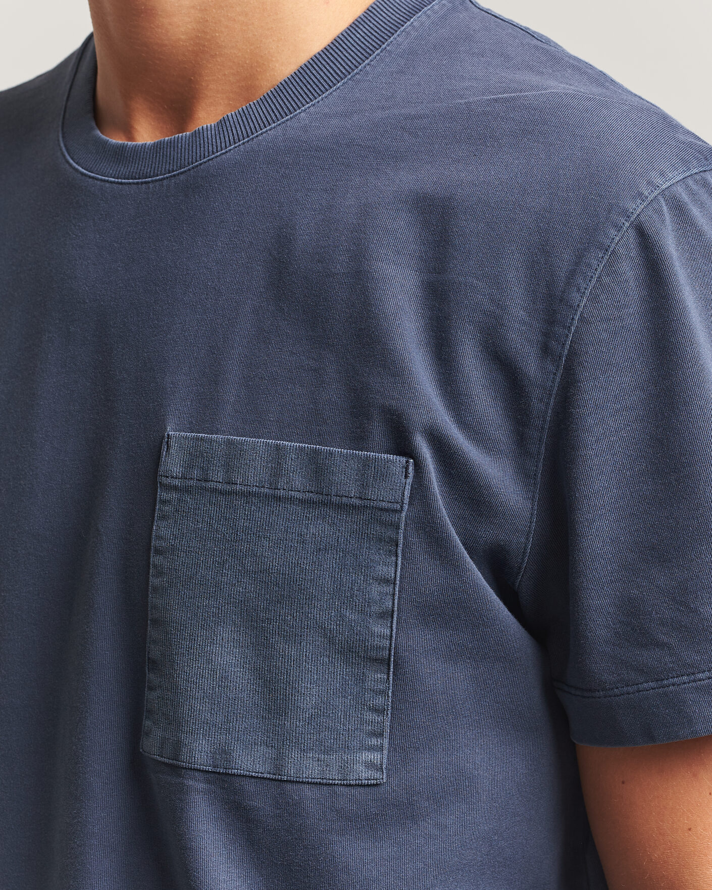 Hombres | Camisetas | Sail Racing | Grinder Corduroy T-Shirt Dark Navy