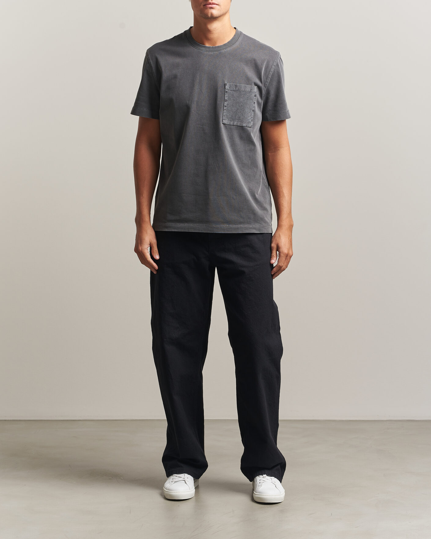 Hombres | Camisetas | Sail Racing | Grinder Corduroy T-Shirt Asphalt