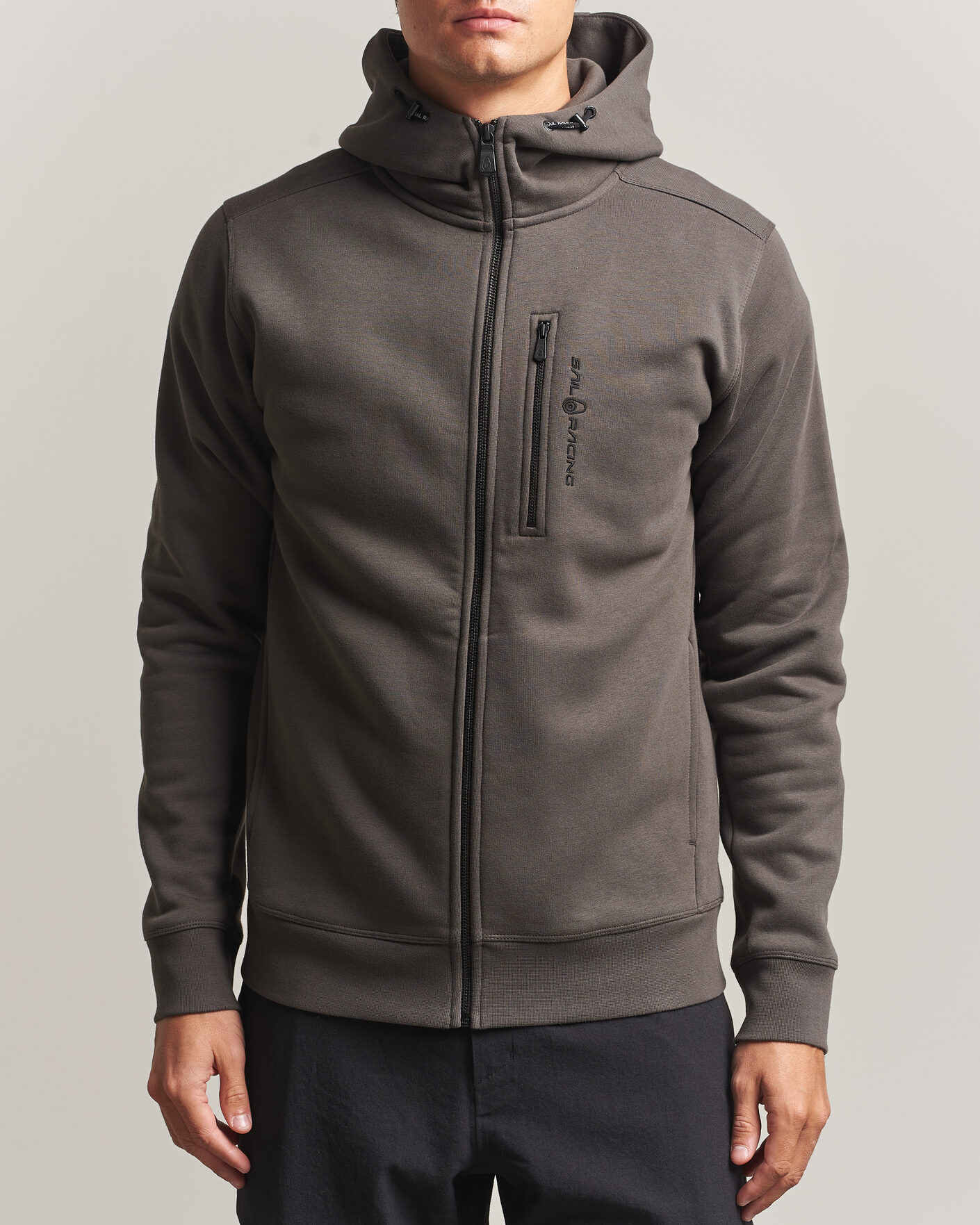 Hombres | Jerséis y prendas de punto | Sail Racing | Bowman Full Zip Hoodie Asphalt