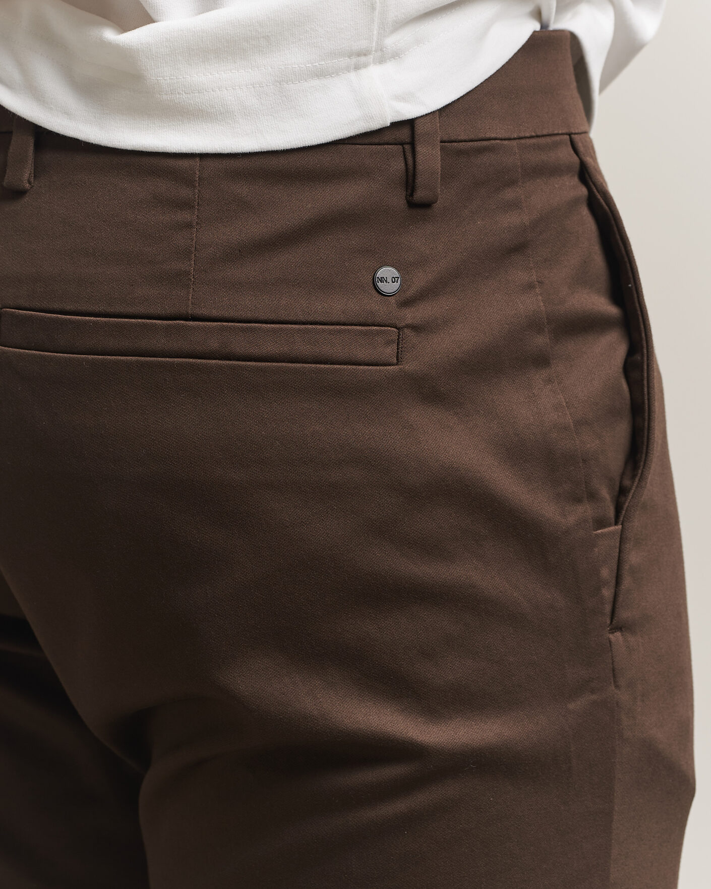 Hombres | Pantalones | NN07 | Theo Regular Fit Chinos Earthwood