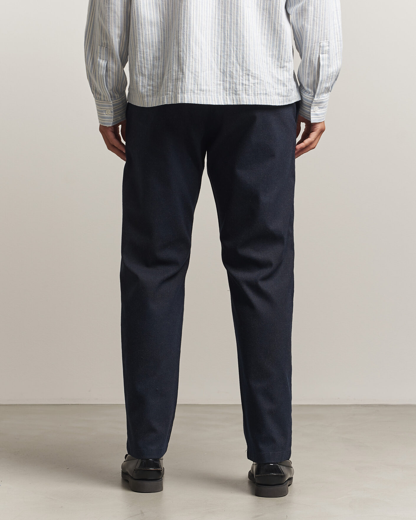 Hombres | Pantalones | NN07 | Aden Brushed Cotton Trousers Deep Navy