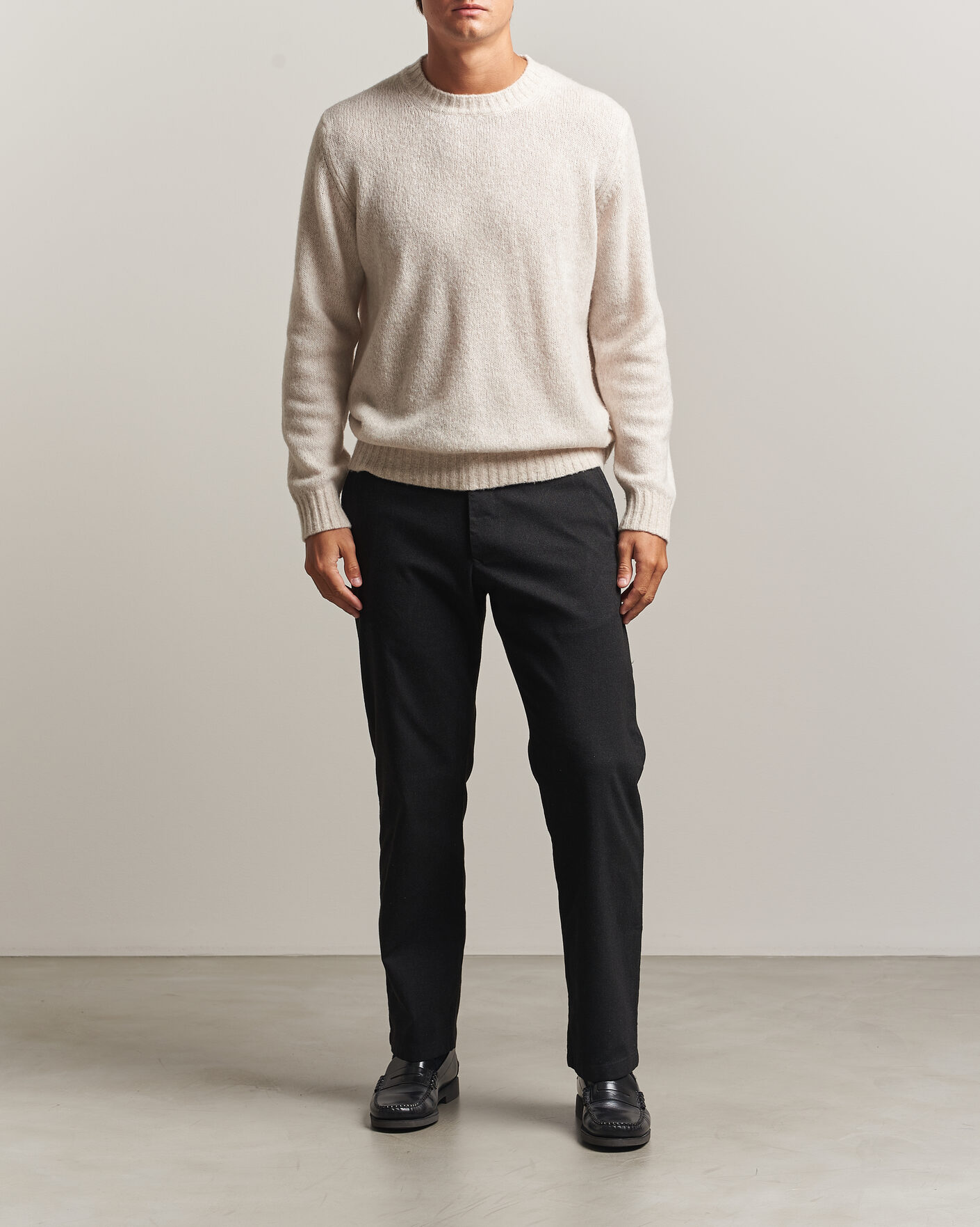 Hombres | Pantalones | NN07 | Aden Brushed Cotton Trousers Black Multi