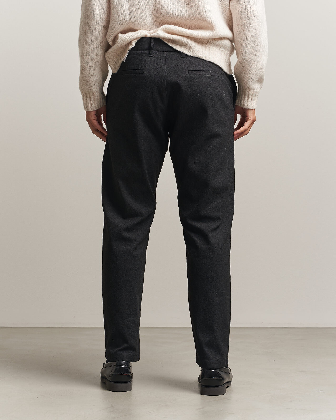 Hombres | Pantalones | NN07 | Aden Brushed Cotton Trousers Black Multi