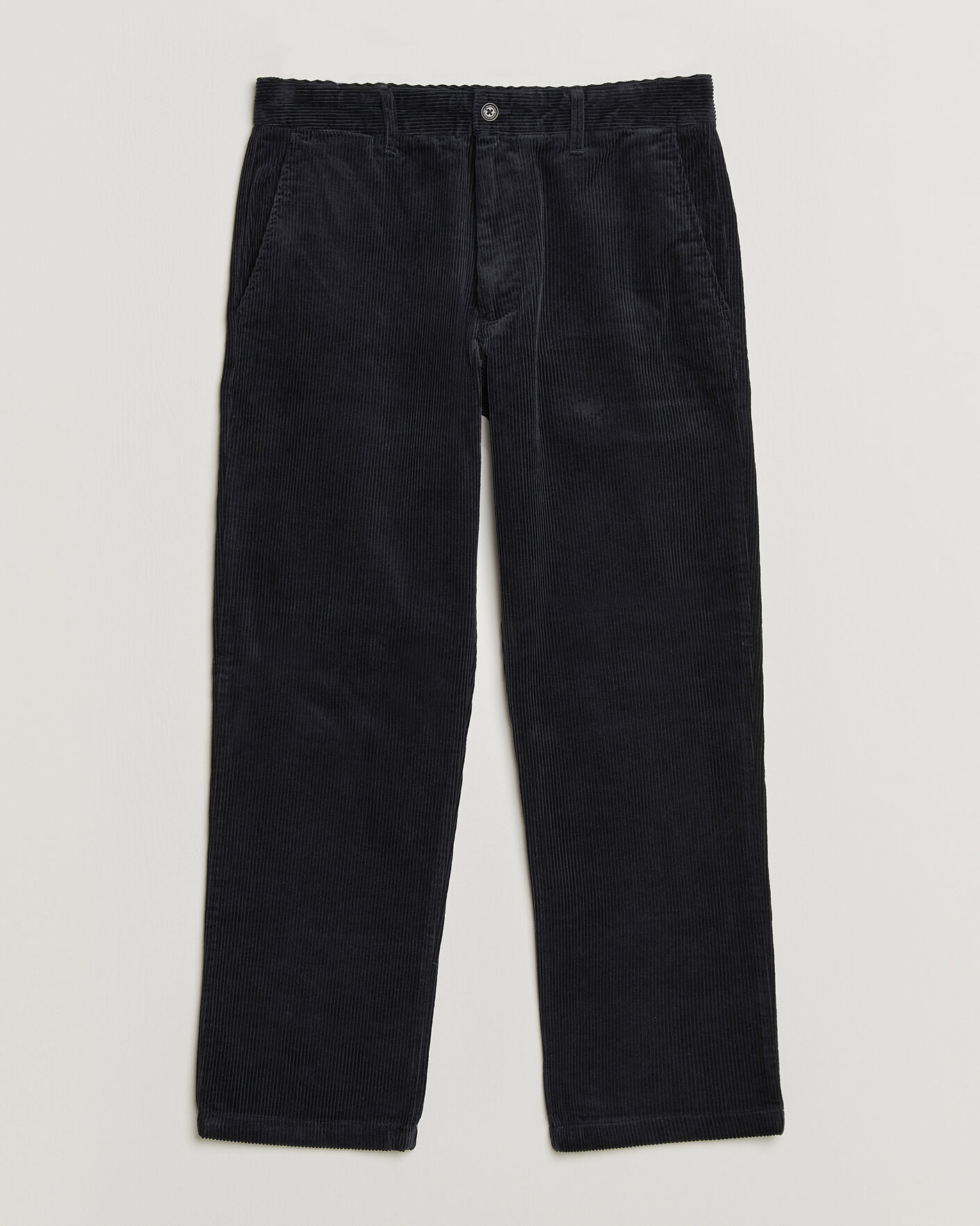Hombres | Pantalones | NN07 | Aden Regular Fit Corduroy Chinos Deep Navy