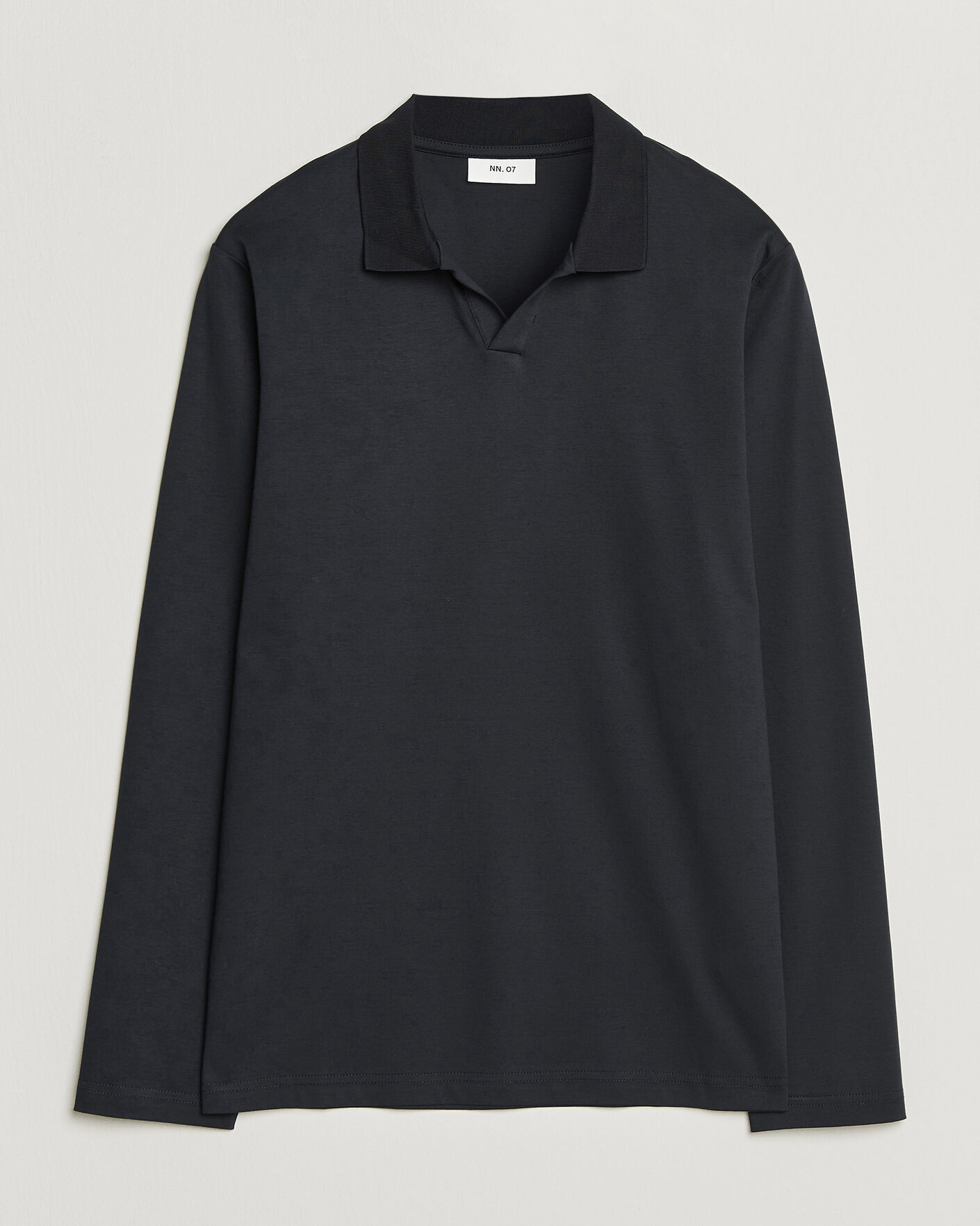 Hombres | Polos | NN07 | Paul Long Sleeve Polo Deep Navy