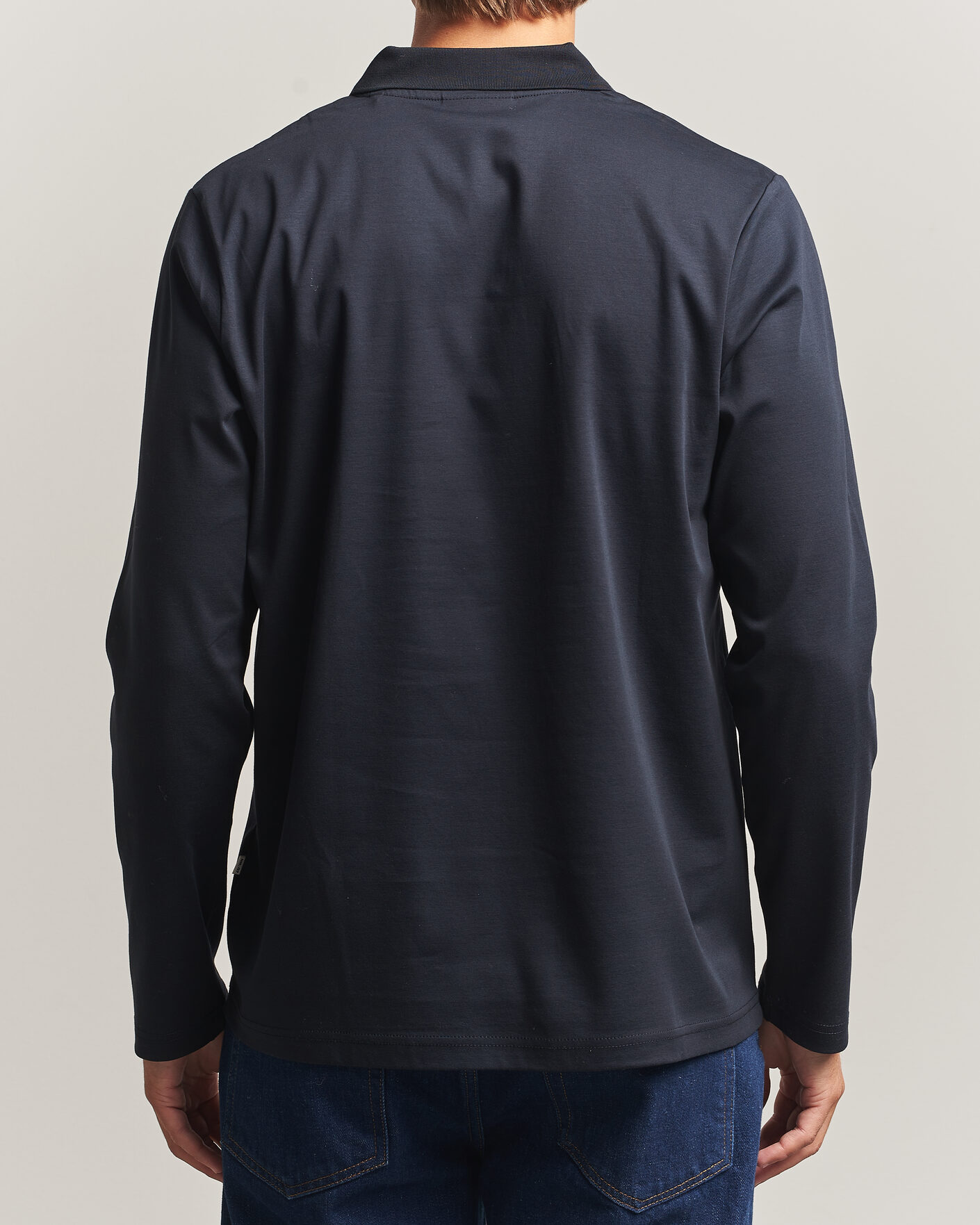 Hombres | Polos | NN07 | Paul Long Sleeve Polo Deep Navy