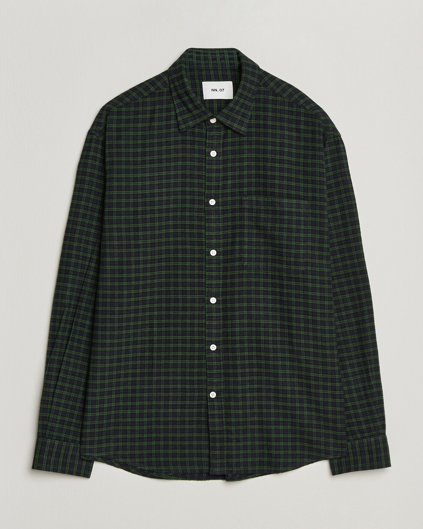 Hombres | Camisas | NN07 | Deon Flannel Shirt Eden Check