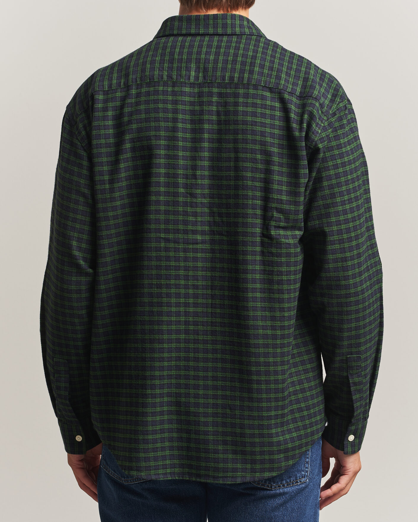 Hombres | Camisas | NN07 | Deon Flannel Shirt Eden Check