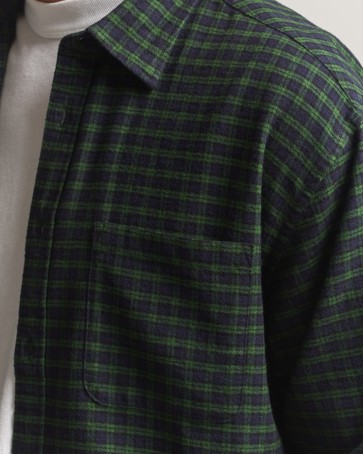 Hombres | Camisas | NN07 | Deon Flannel Shirt Eden Check