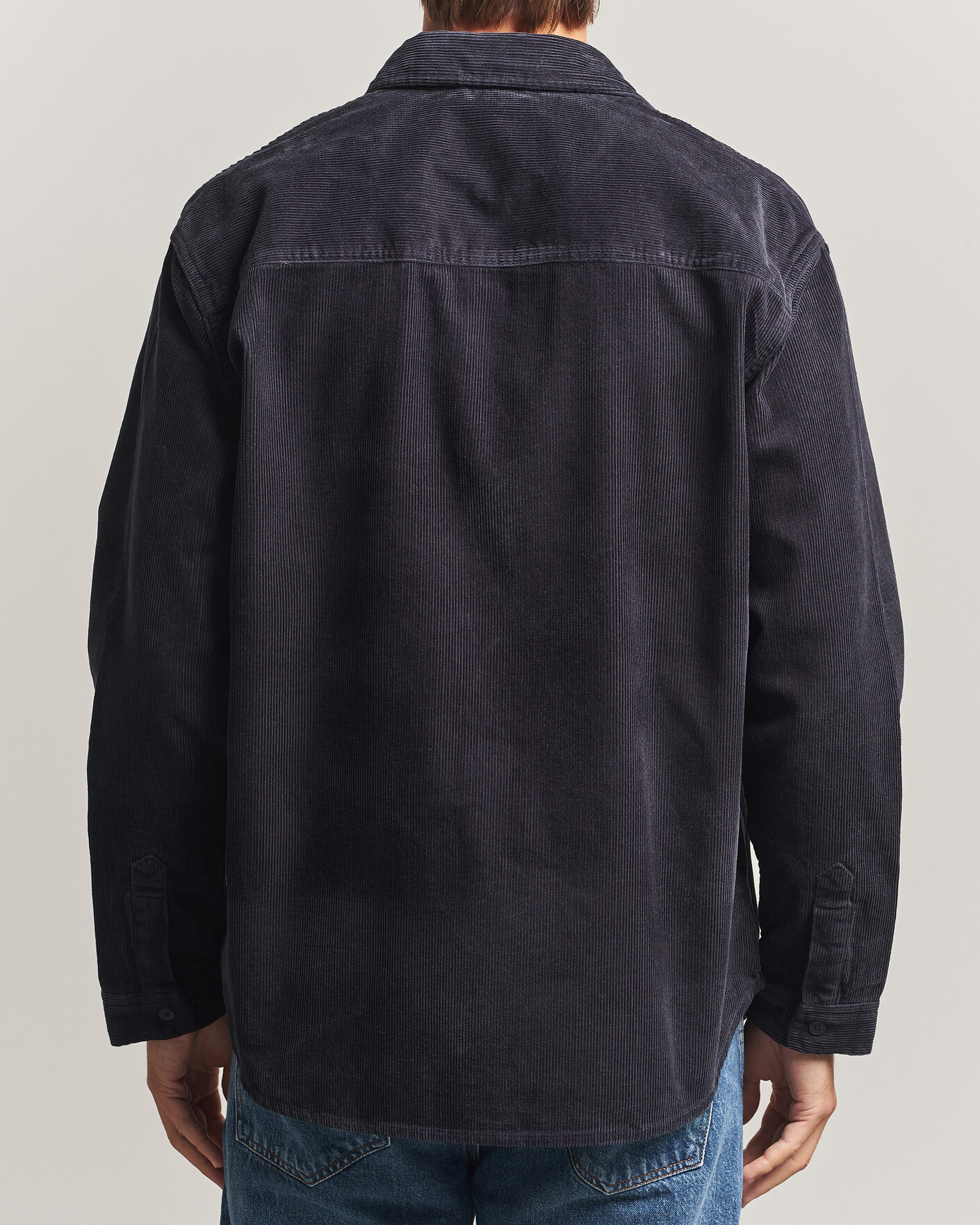 Hombres | Camisas | NN07 | Casper Corduroy Overshirt Deep Navy