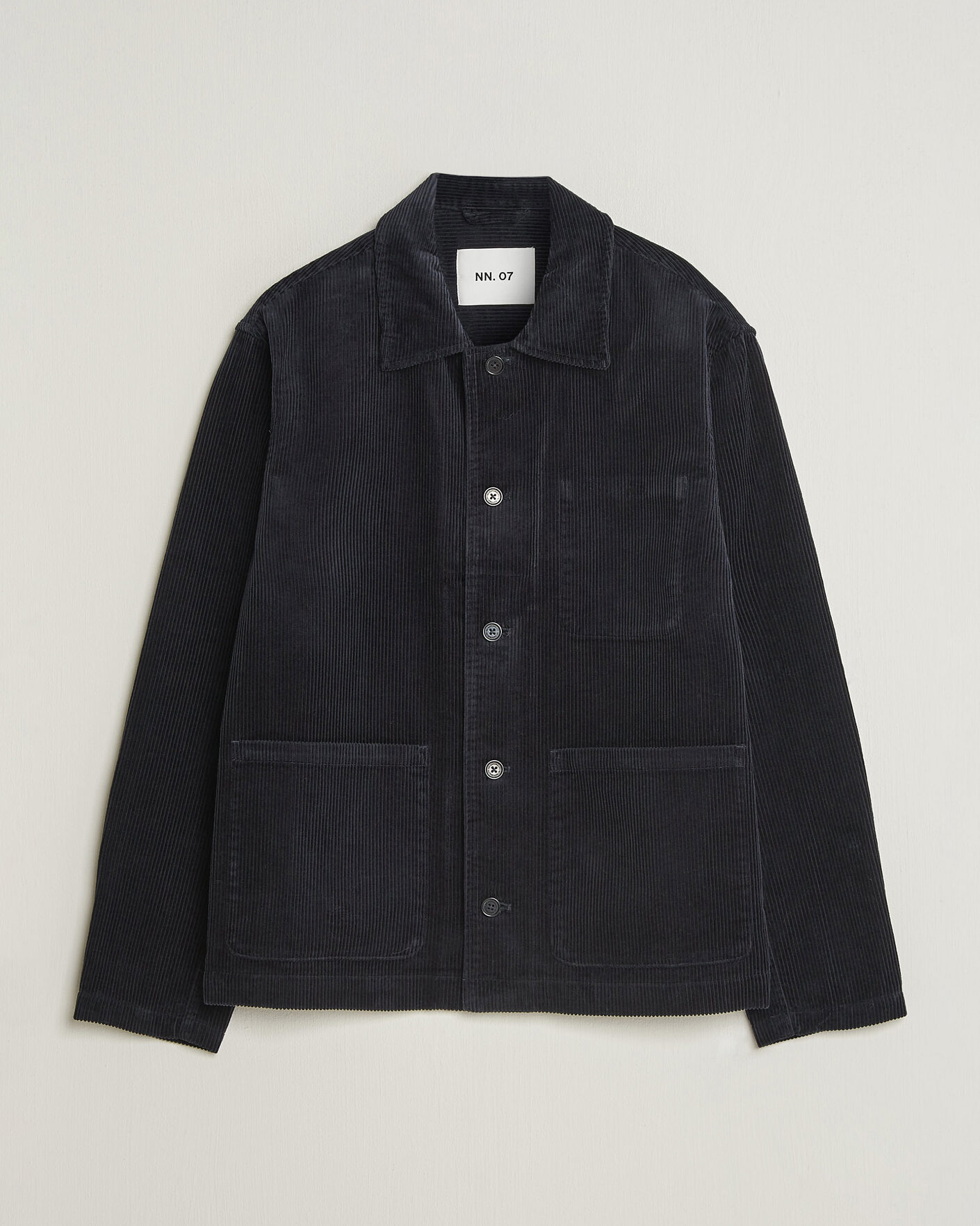 Hombres | Camisas | NN07 | Morgan Corduroy Overshirt Deep Navy