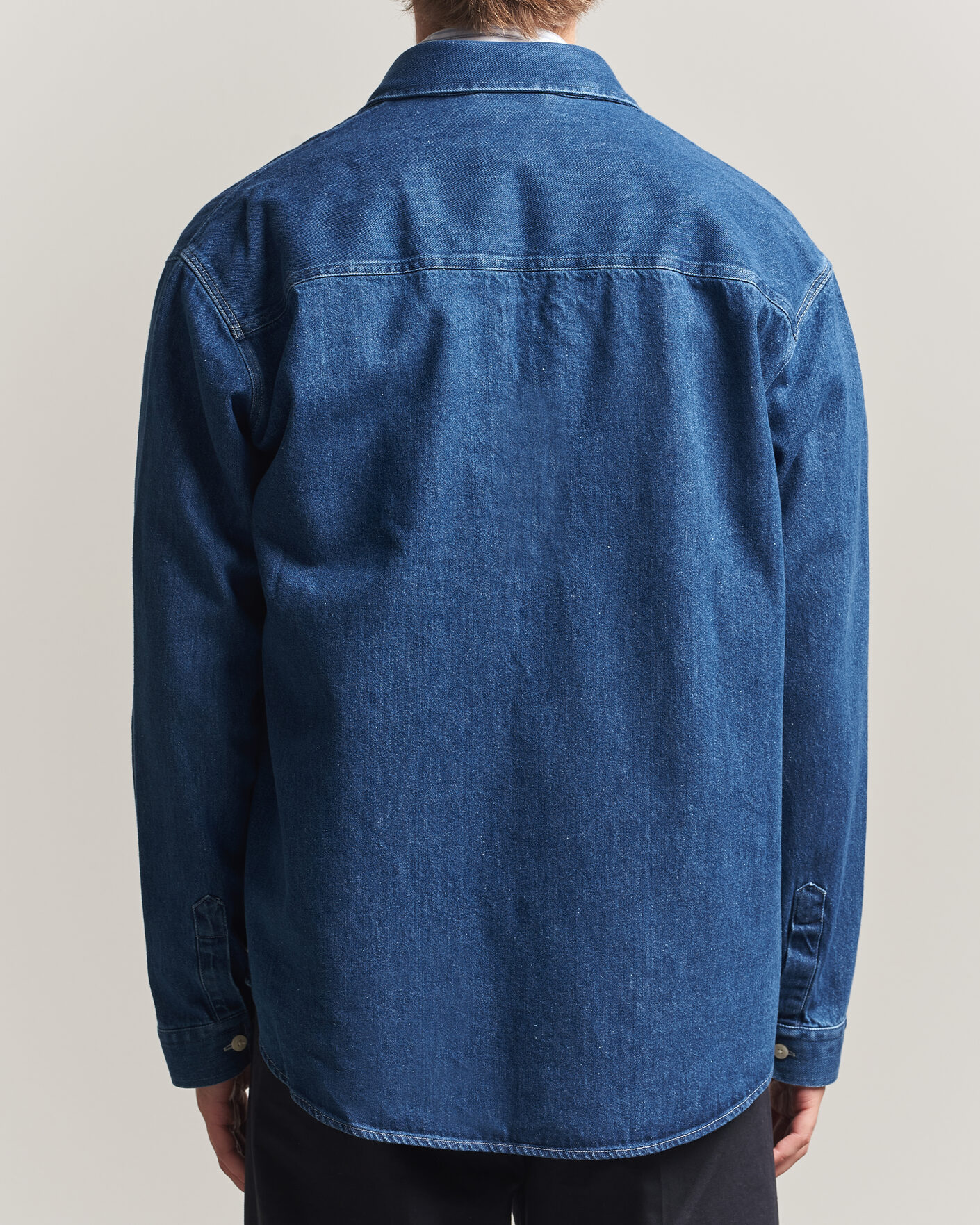 Hombres | Camisas | NN07 | Casper Denim Overshirt Medium Indigo