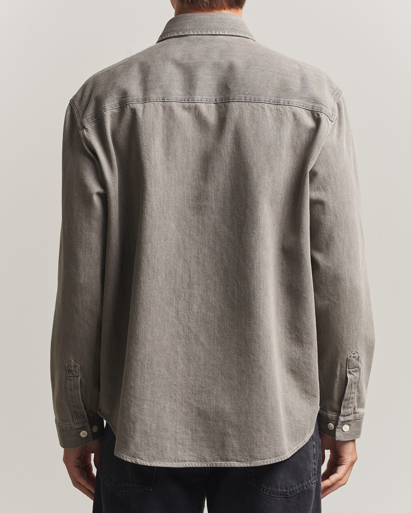 Hombres | Camisas | NN07 | Casper Denim Overshirt Grey