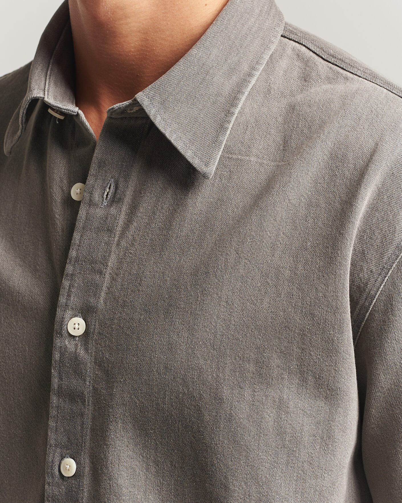 Hombres | Camisas | NN07 | Casper Denim Overshirt Grey
