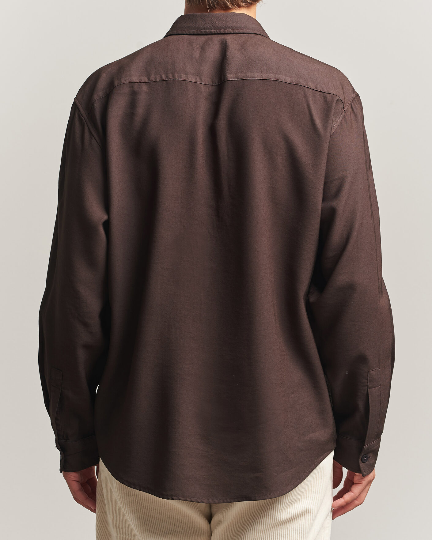 Hombres | Camisas | NN07 | Deon Viscose Shirt Deep Truffle