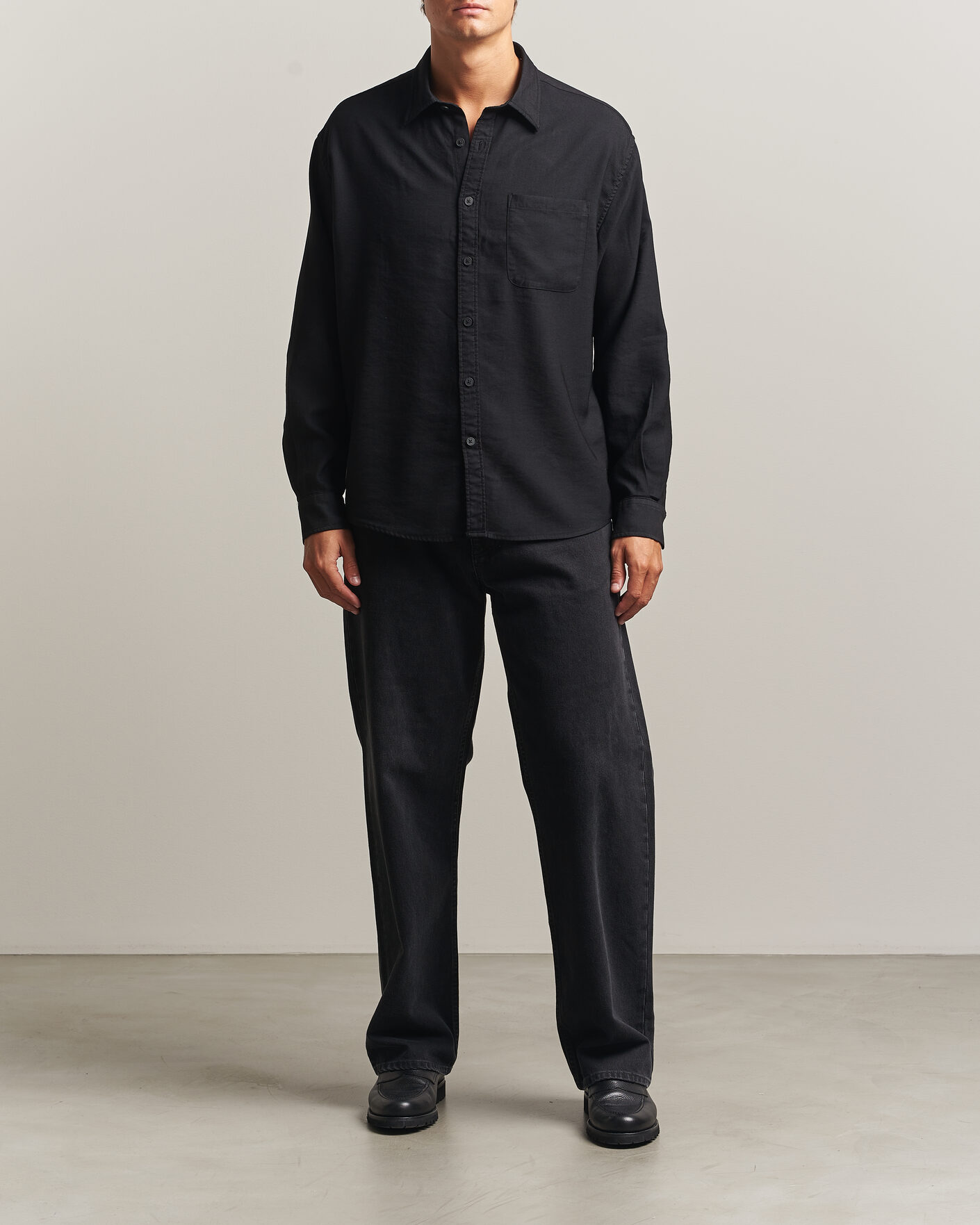Hombres | Camisas | NN07 | Deon Viscose Shirt Black