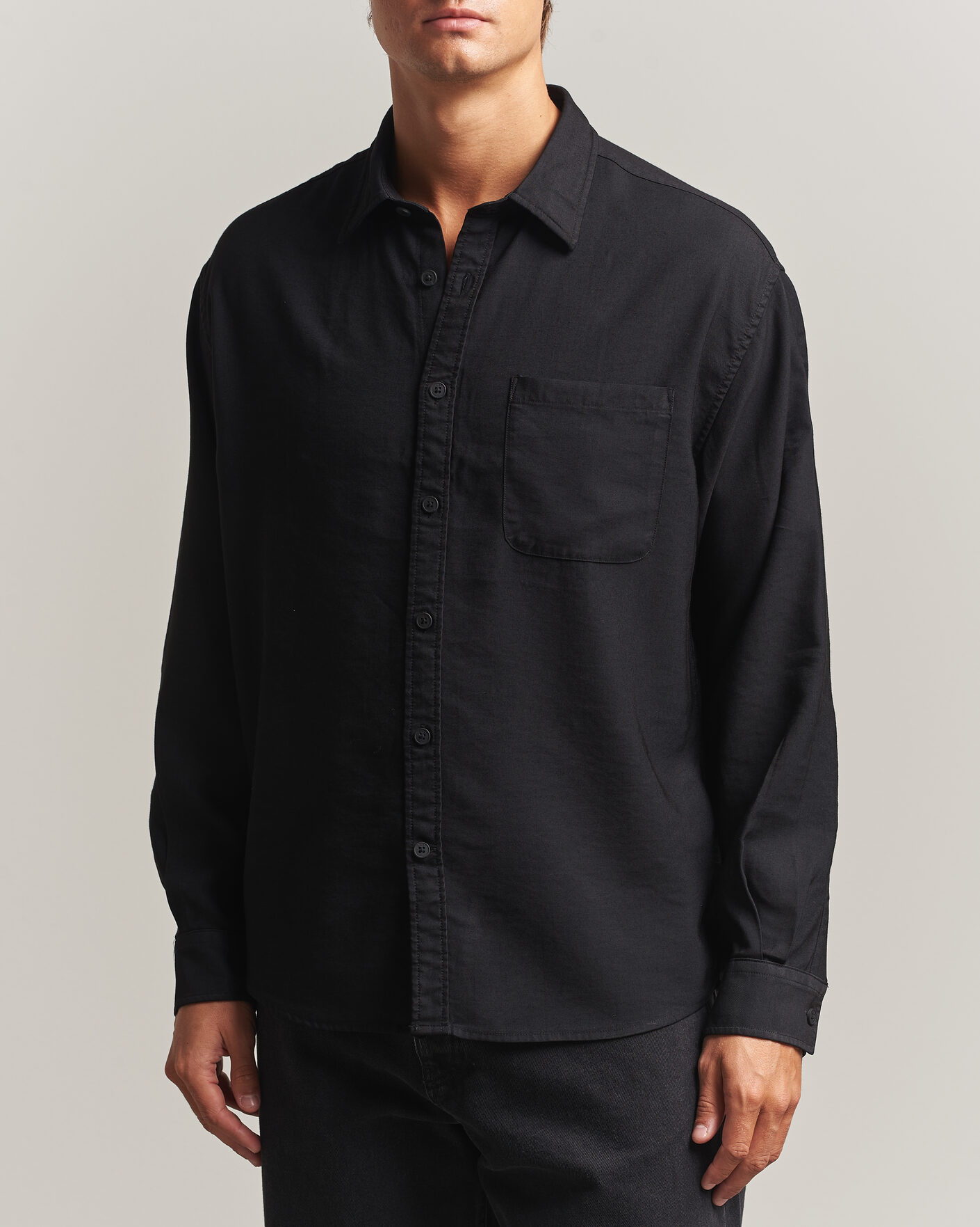 Hombres | Camisas | NN07 | Deon Viscose Shirt Black