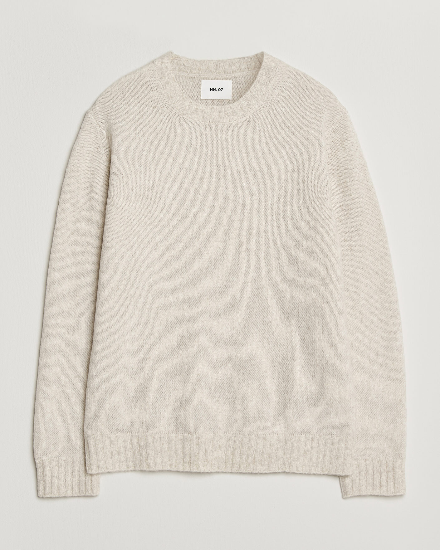 Hombres | Jerséis y prendas de punto | NN07 | Lee Wool Knitted Sweater Ivory