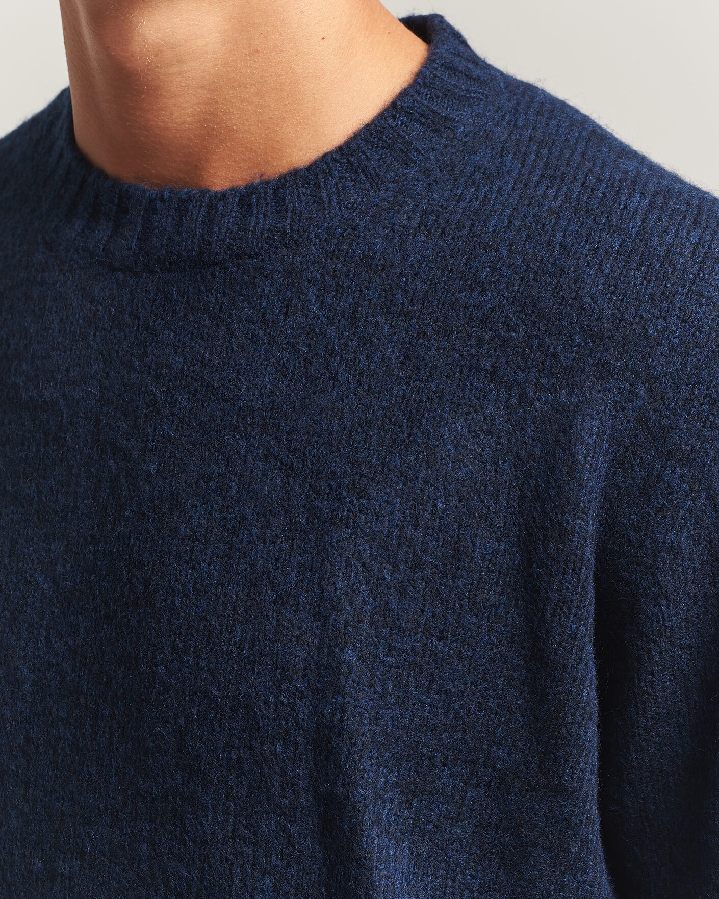 Hombres | Jerséis y prendas de punto | NN07 | Lee Wool Knitted Sweater Navy Blue