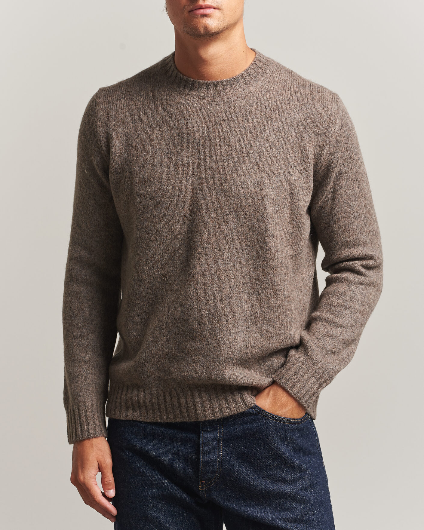 Hombres | Jerséis y prendas de punto | NN07 | Lee Wool Knitted Sweater Tarmac