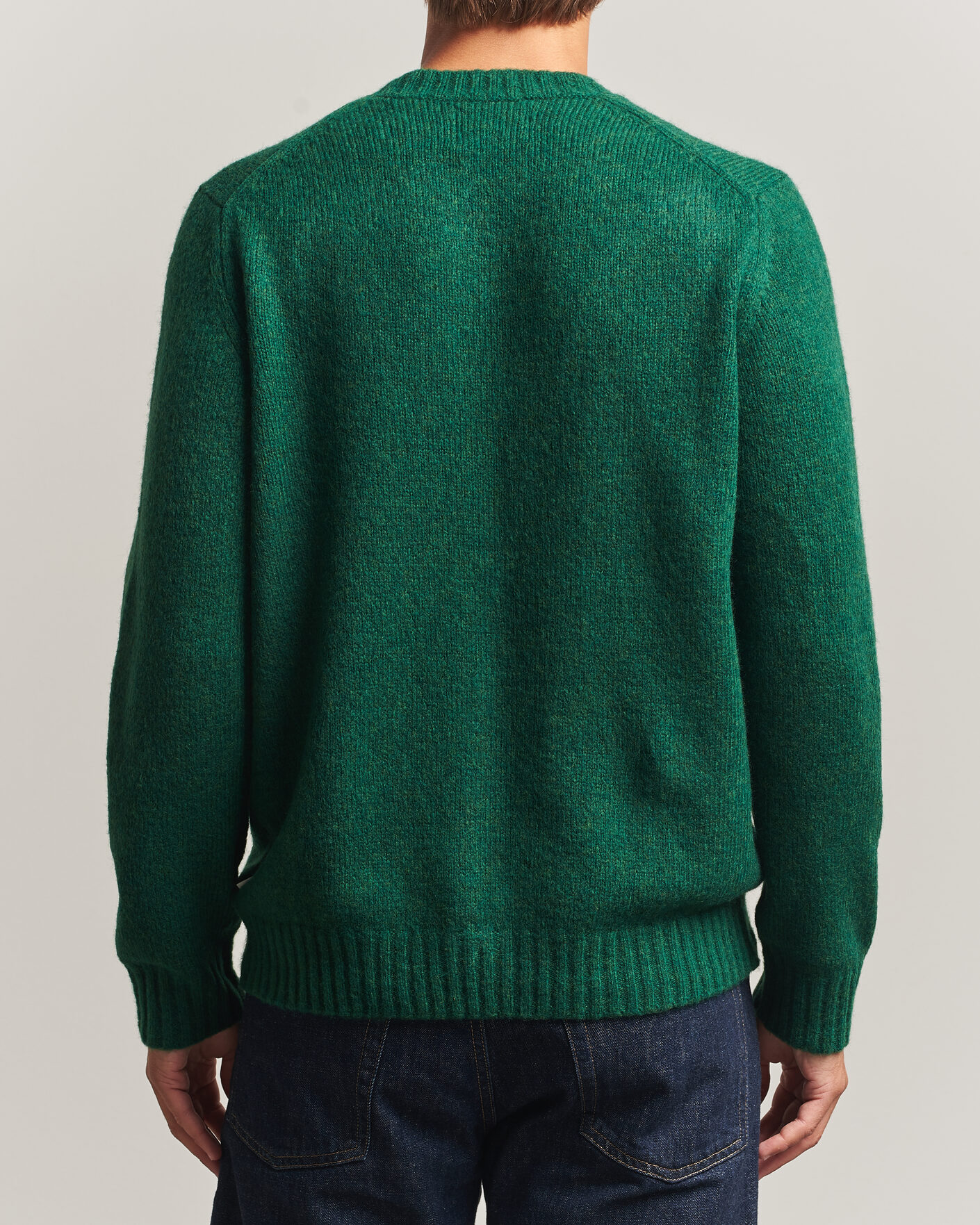Hombres | Jerséis y prendas de punto | NN07 | Lee Wool Knitted Sweater Eden Green