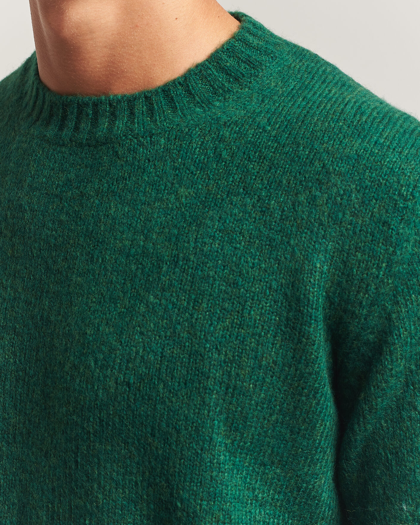 Hombres | Jerséis y prendas de punto | NN07 | Lee Wool Knitted Sweater Eden Green