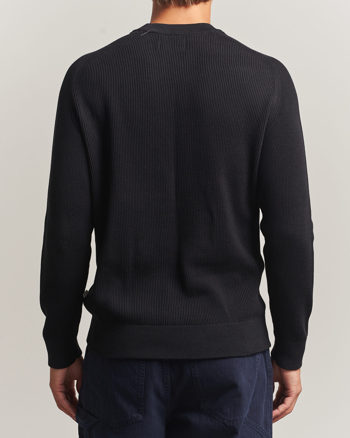 Hombres | Jerséis y prendas de punto | NN07 | Kevin Cotton Knitted Sweater Black