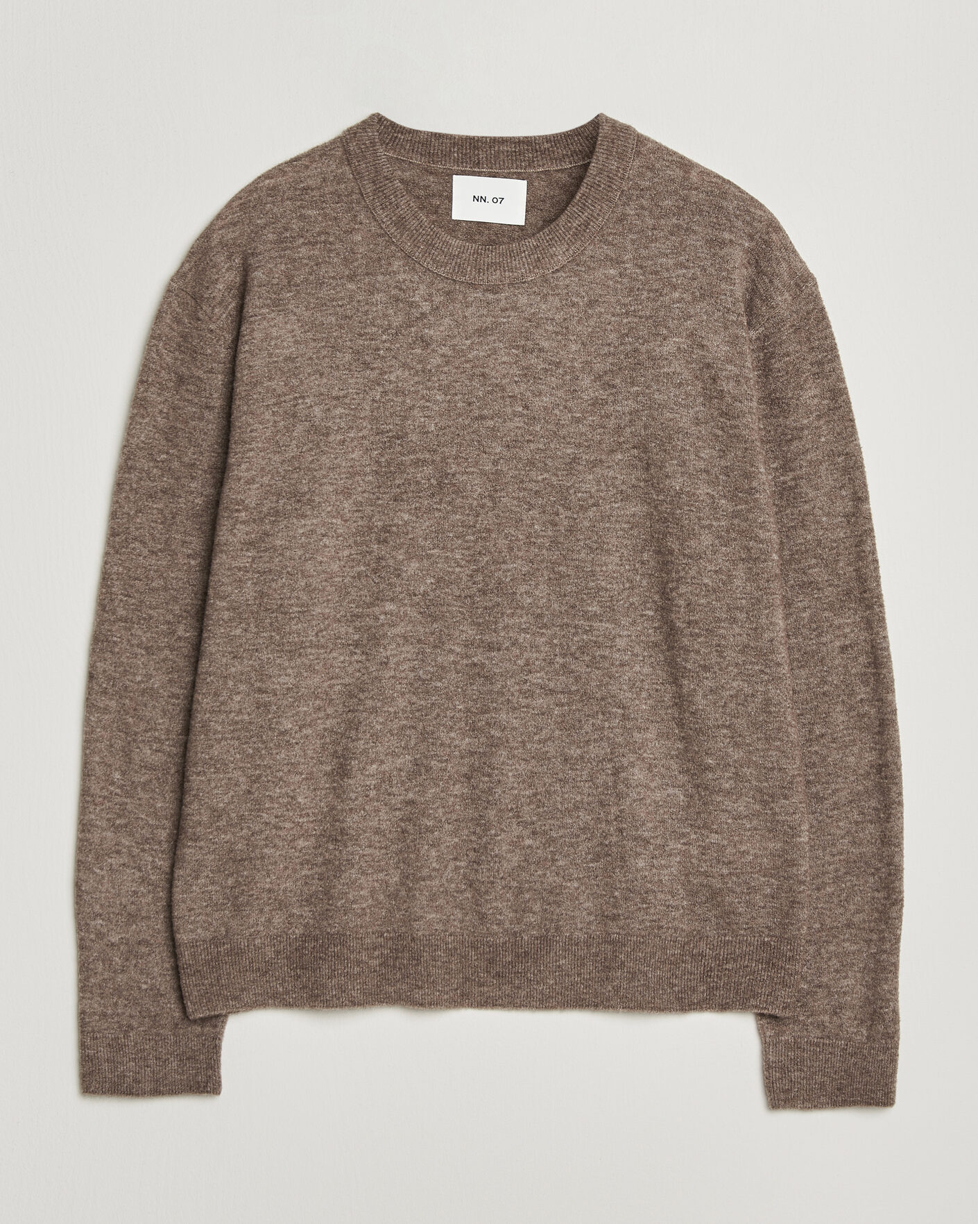 Hombres | Jerséis y prendas de punto | NN07 | Gavin Brushed Wool Knitted Sweater Desert Clay