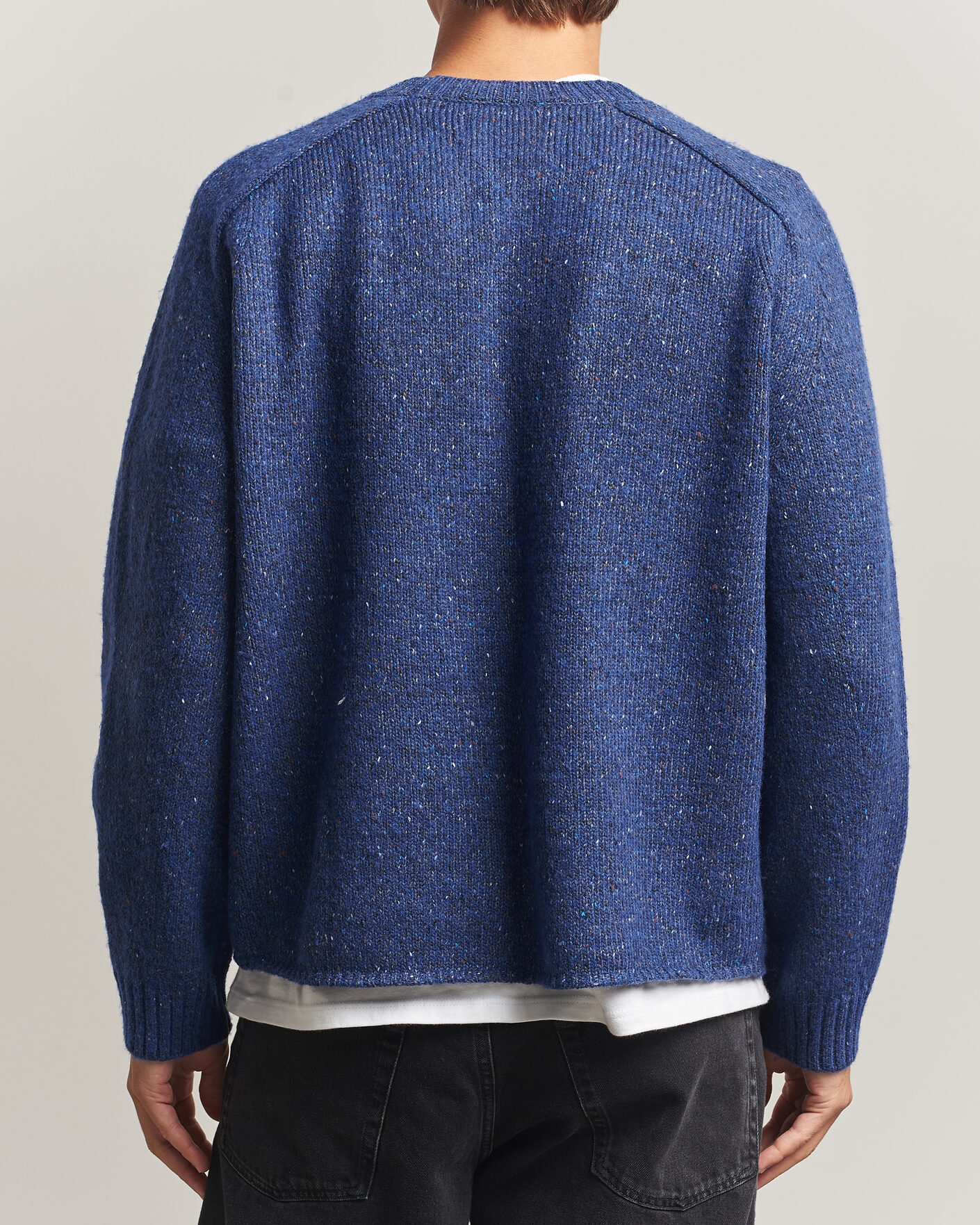 Hombres | Jerséis y prendas de punto | NN07 | Jim Neps Wool Knitted Sweater Blue Ignition
