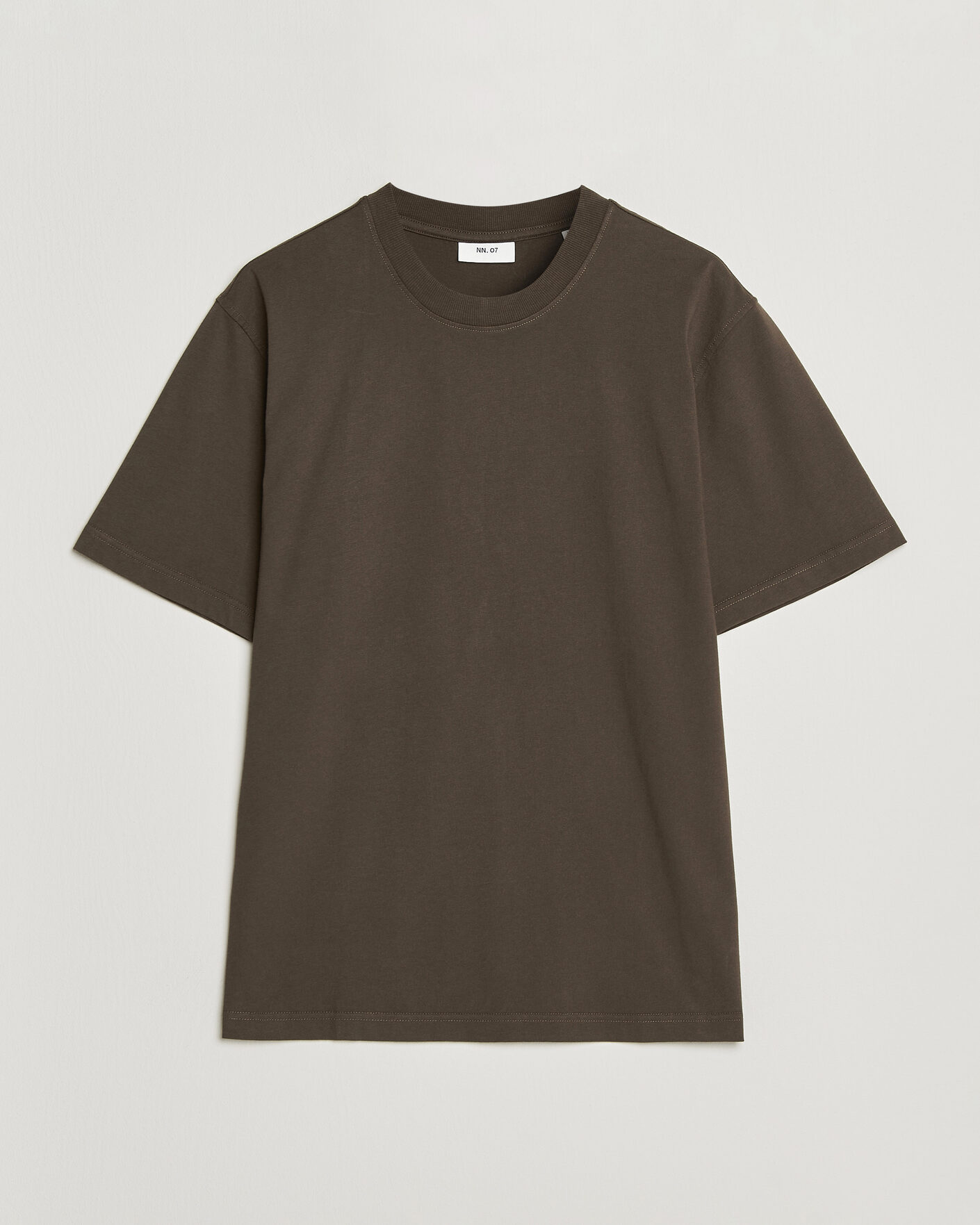 Hombres | Camisetas | NN07 | Adam Crew Neck T-Shirt Earthwood